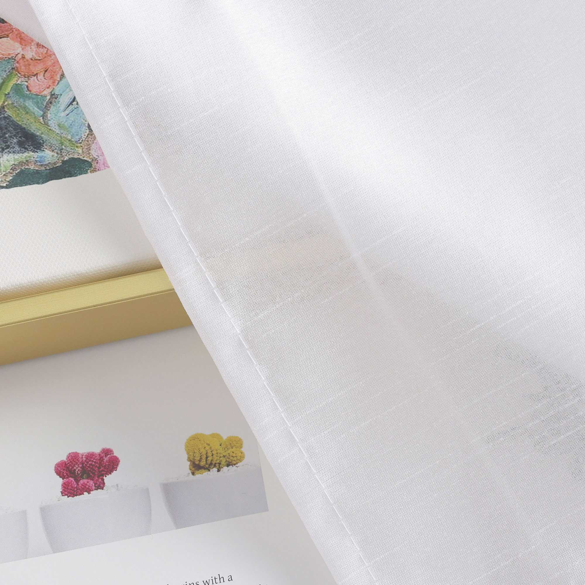 Raffrollo ohne Bohren unifarbe mit feinen horizontalen Streifen