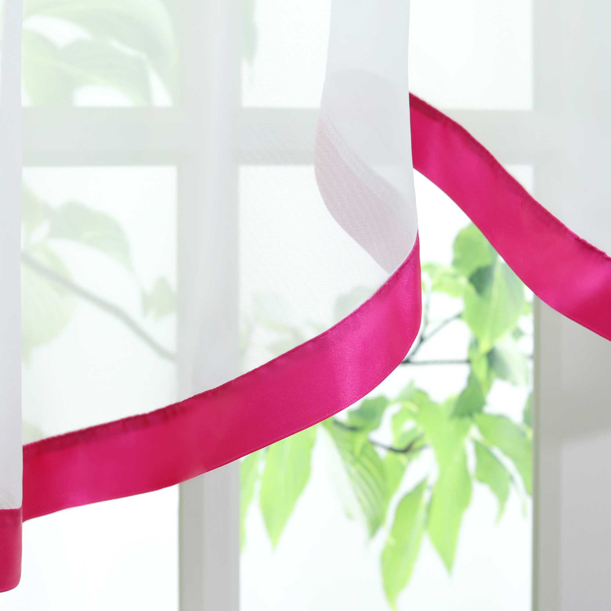 Multifunktionsgardine aus Polyester transparent Fensterdekoration 1 stück