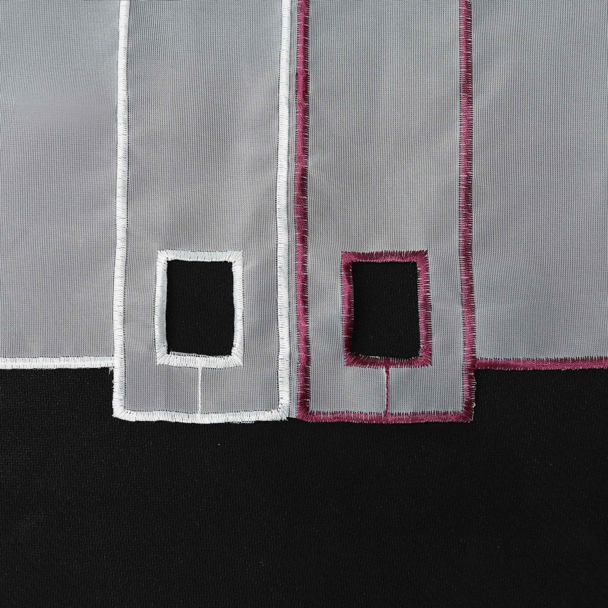 Scheibengardine durch Stangendurchzug transaprent Kreis-Muster lichtdurchlässig Fensterdeko 1 stück