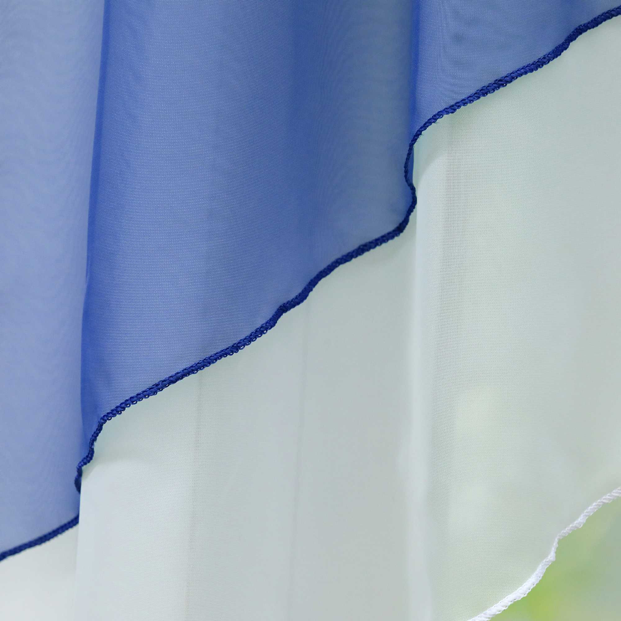 Delien Zweifarbige Fensterdekoration vloants Kurz Gardine 2er-Pack