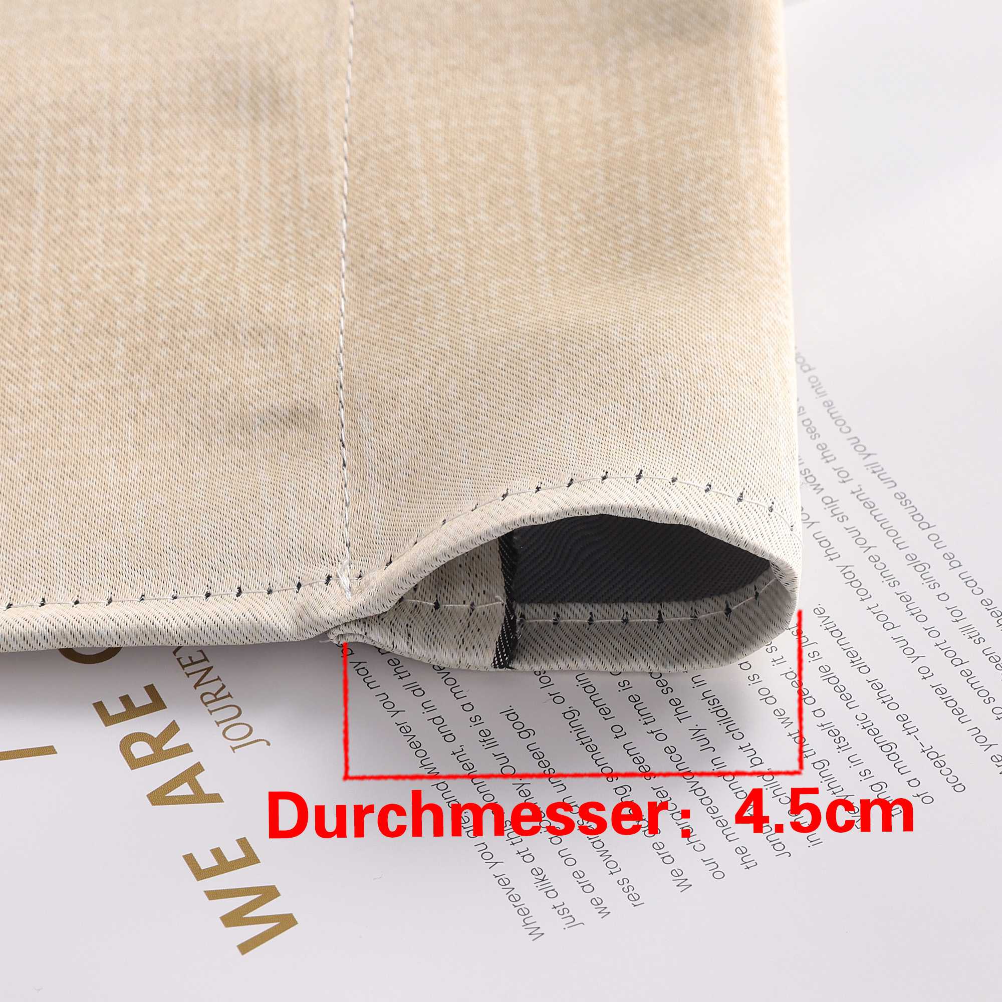 Verdunkelungsvorhang Blickdichte Gardinen  Schlafzimmer Wohnzimmer durch Tunnelzug Farbverlauf 1 Stück