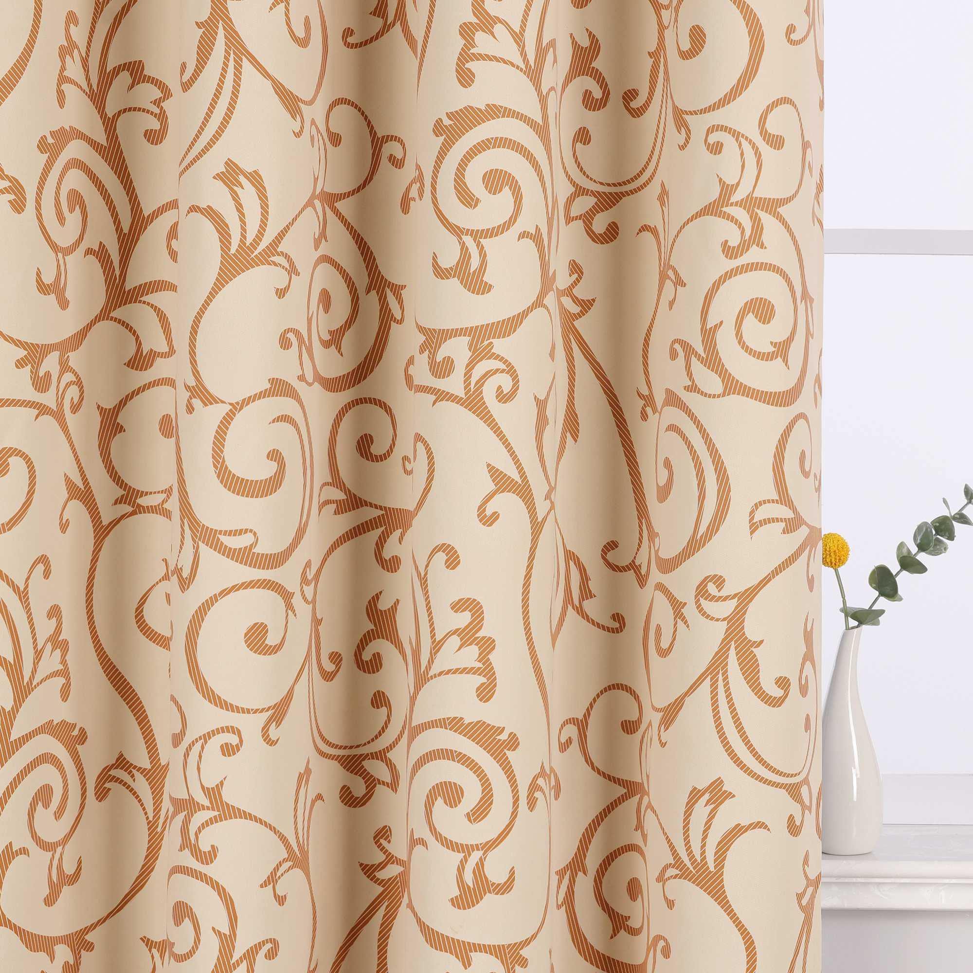 Verdunkelungsvorhänge mit Ösen Blickdichte Gardinen Modern Vorhang für Schlafzimmer Wohnzimmer Ösenschal 1 Stück