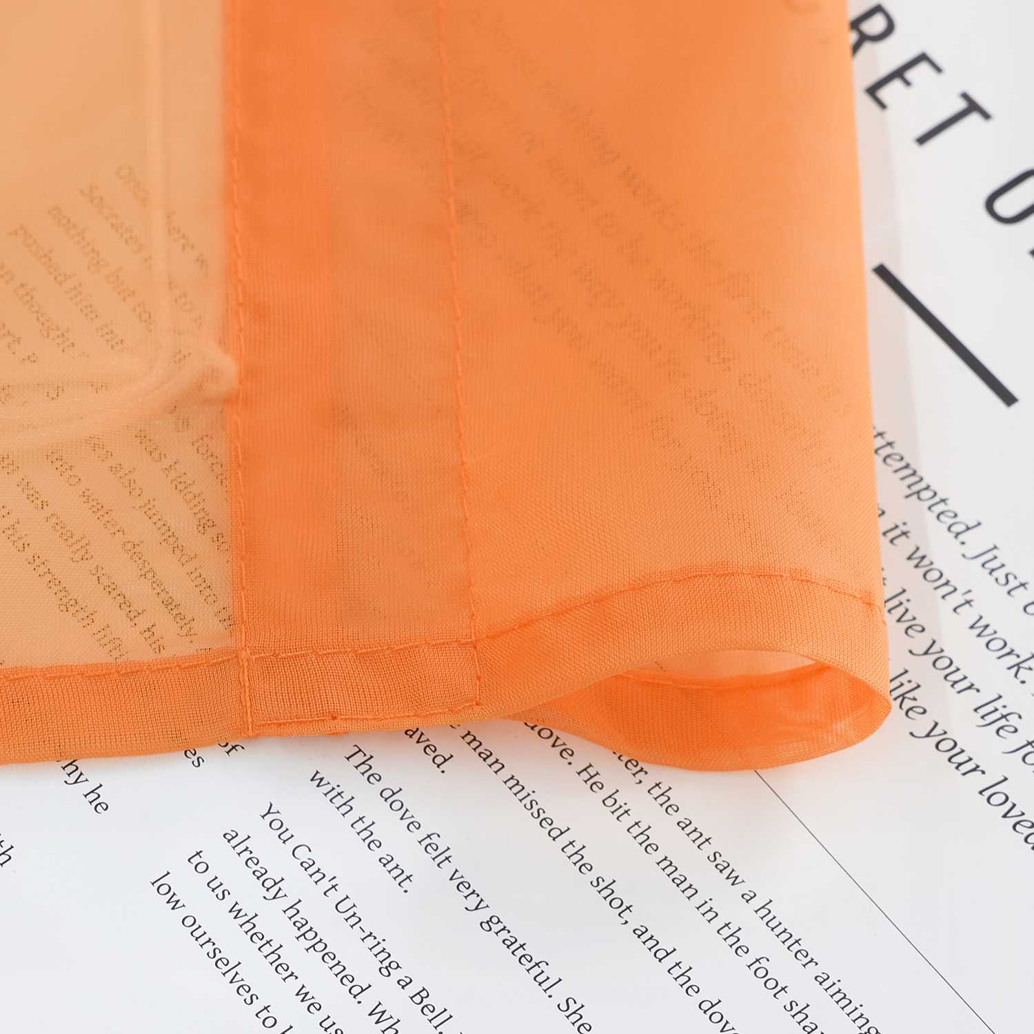 Raffrollo Voile Raffgardinen durch Tunnelzug Bändchenrollo Küche Gardinen Transparent Uni 1 Stück