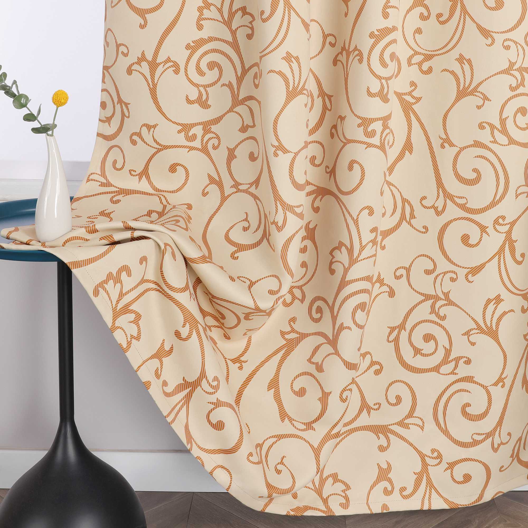 Verdunkelungsvorhänge mit Ösen Blickdichte Gardinen Modern Vorhang für Schlafzimmer Wohnzimmer Ösenschal 1 Stück