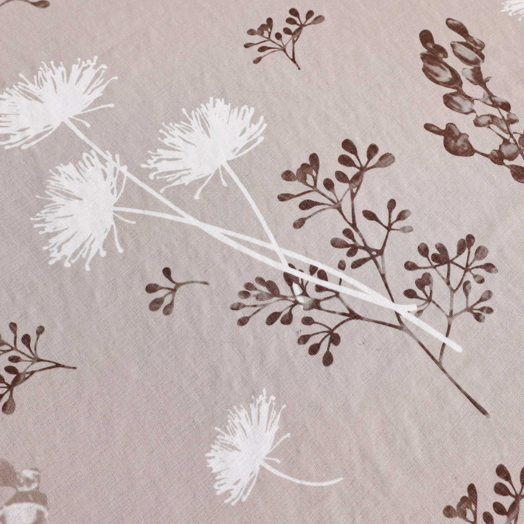 Transparente Vorhang aus Polyester durch Kräuselband mit Unregelmäßigen botanischen Mustern 1 stück