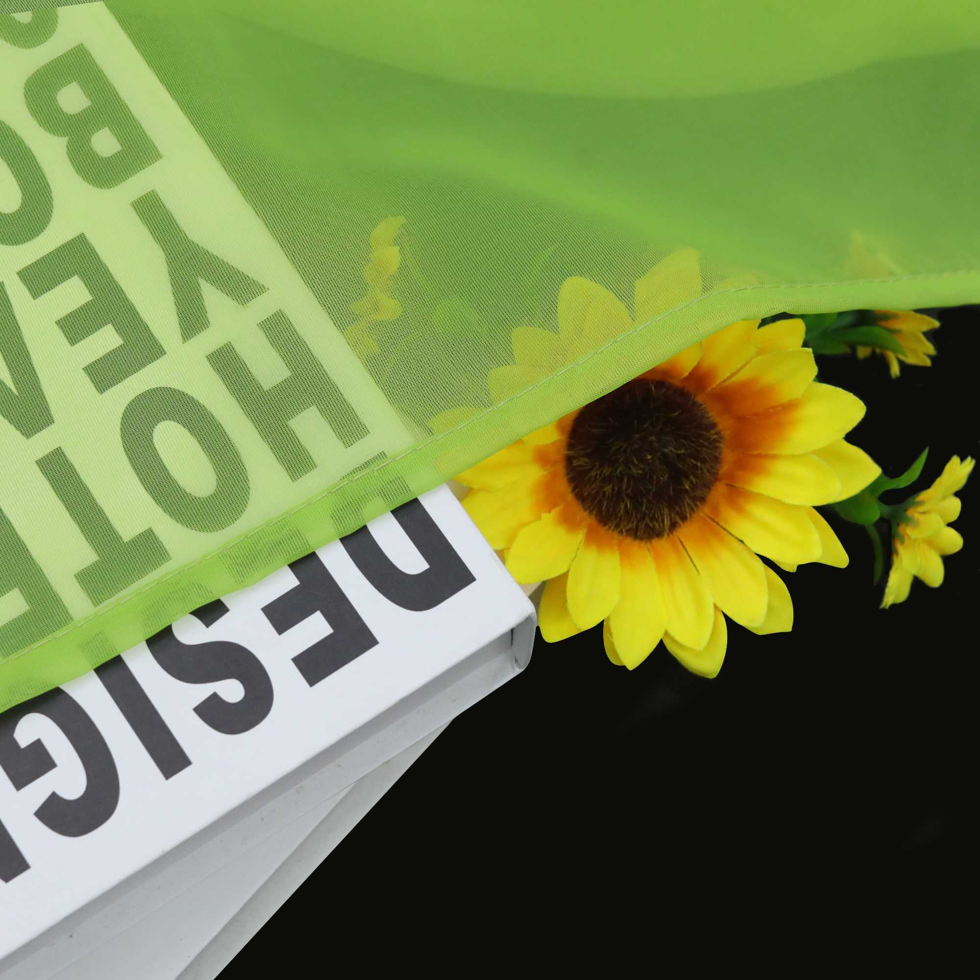 Scheibegardine durch Stangendurchzug zusammenziehbar Transparent Unifarbe Luftdurchlässig zusammenziehbar 2 Stück