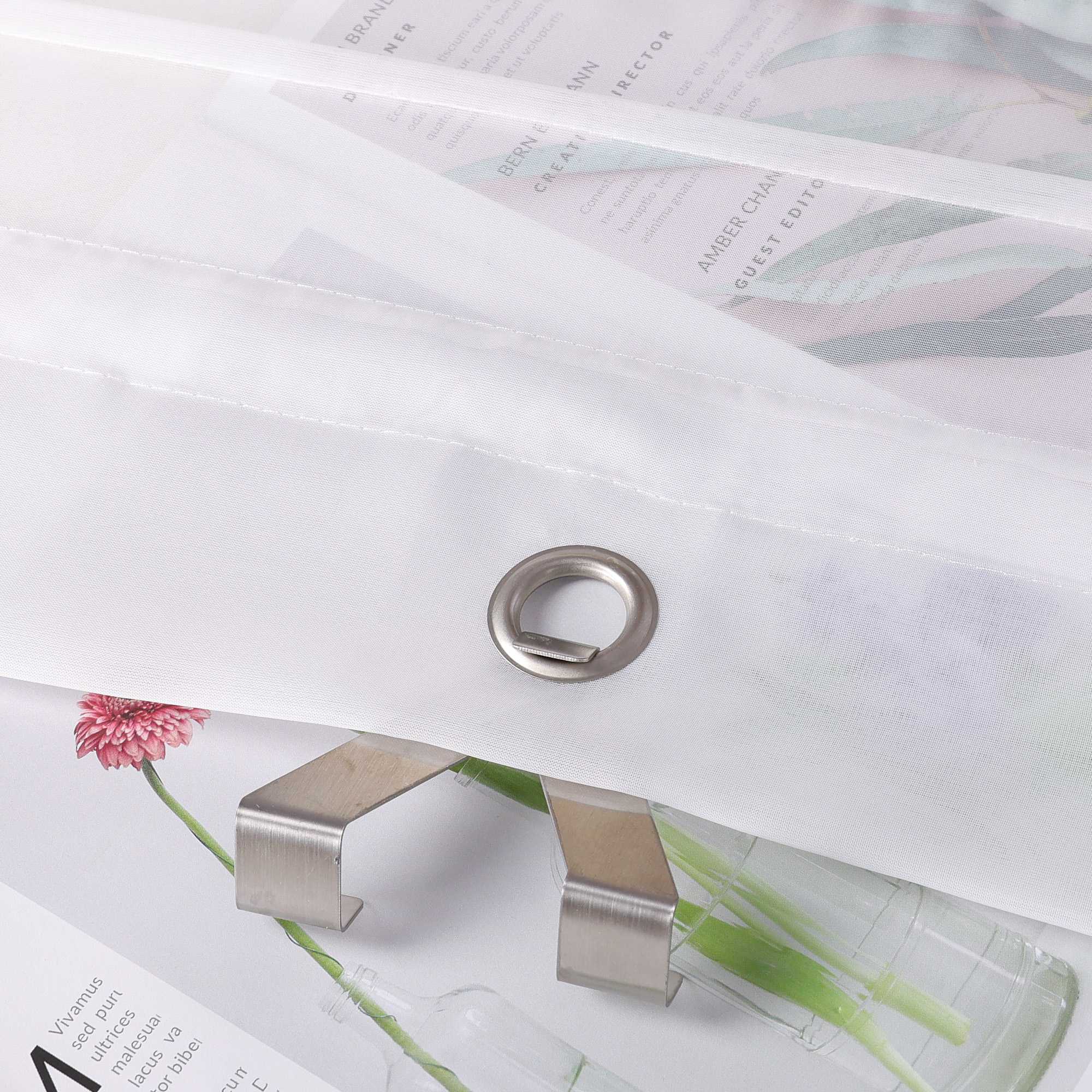 Rollos mit V-Haken halbtransparent lichtdurchlässig Unifarbe hochziehbar 1 Stück