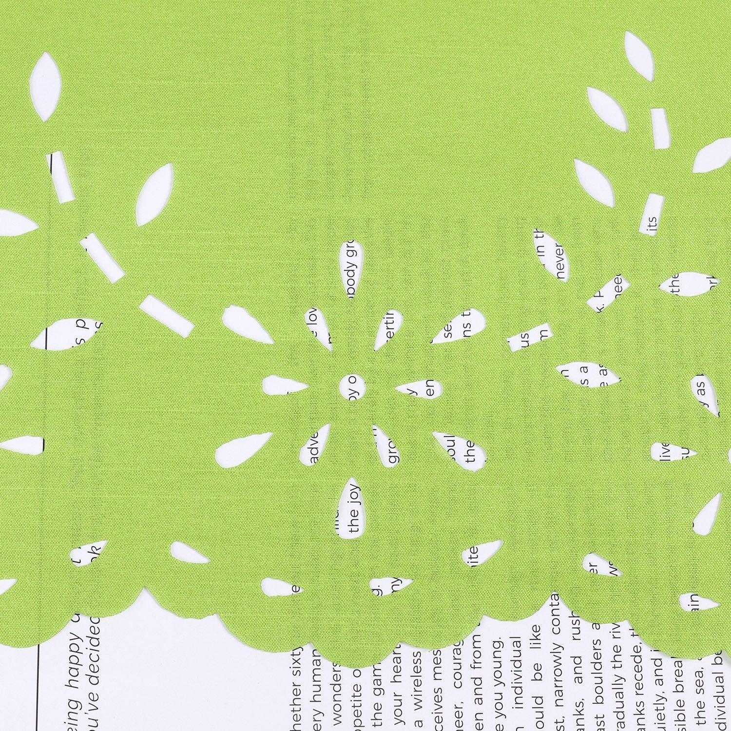 Scheibengardine mit Lochmuster Küchengardinen Kurz Voile Bistrogardine