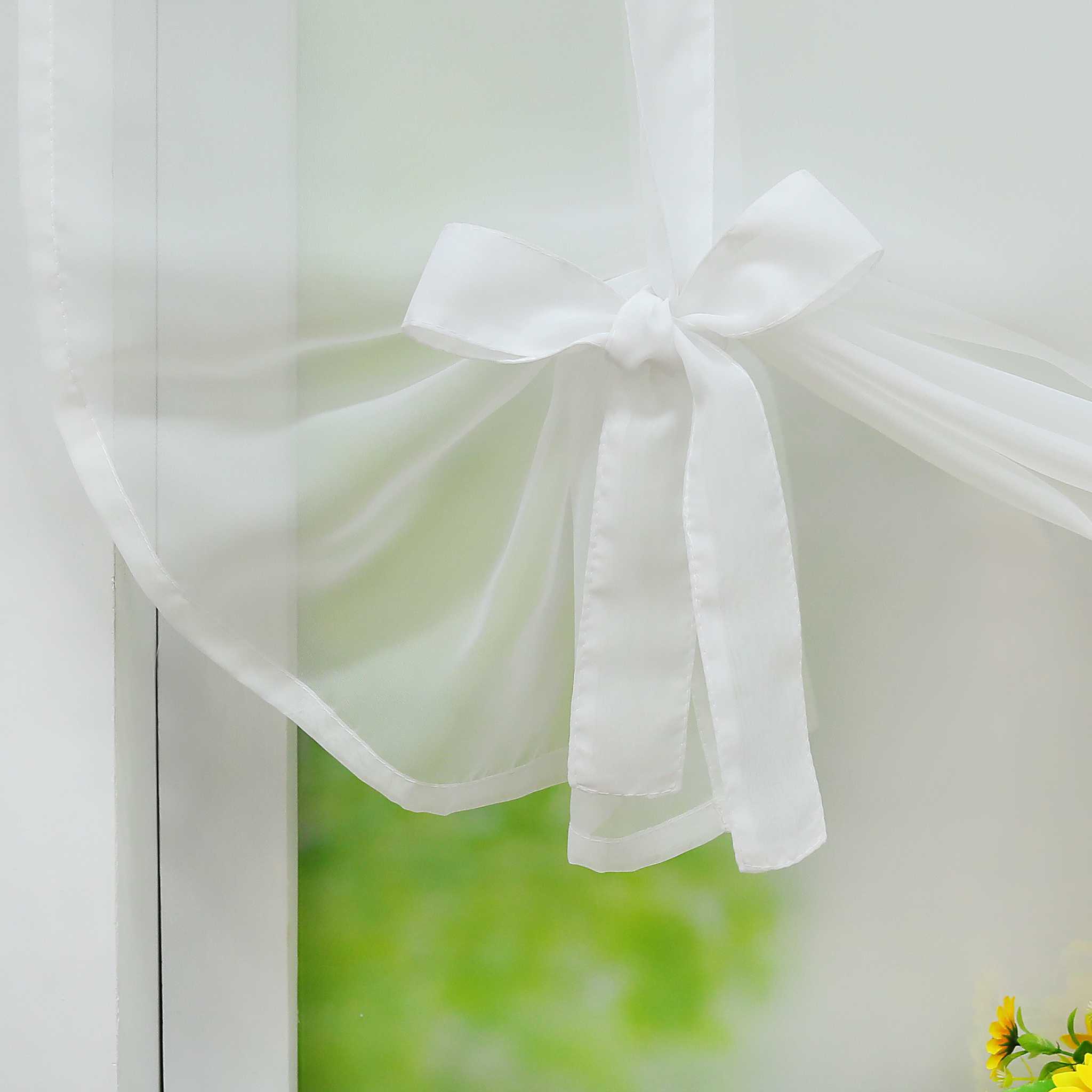 Delien Elegantes Raffrollo mit dekorativen Schlaufen