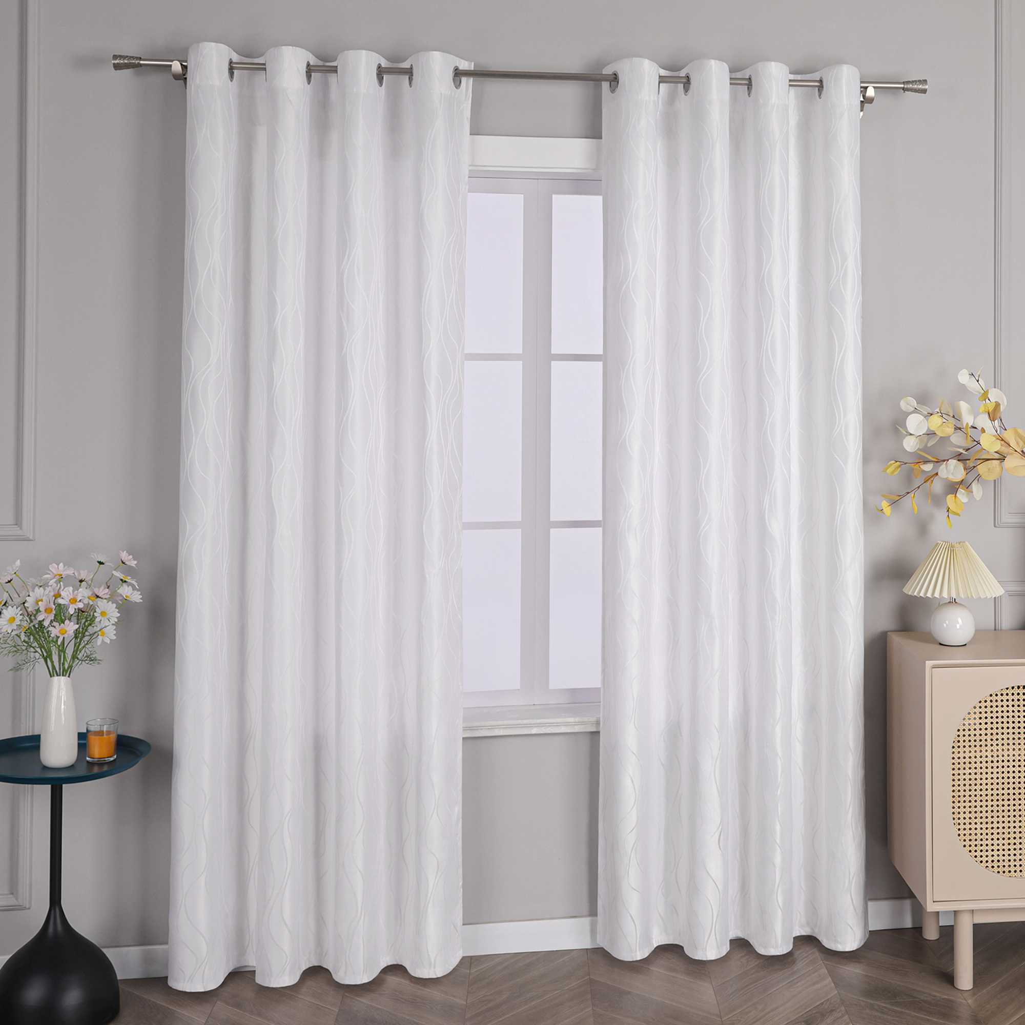 Verdunkelungsvorhang Ösenschal Blickdichte Gardinen Schlafzimmer Wohnzimmer 1 Stück