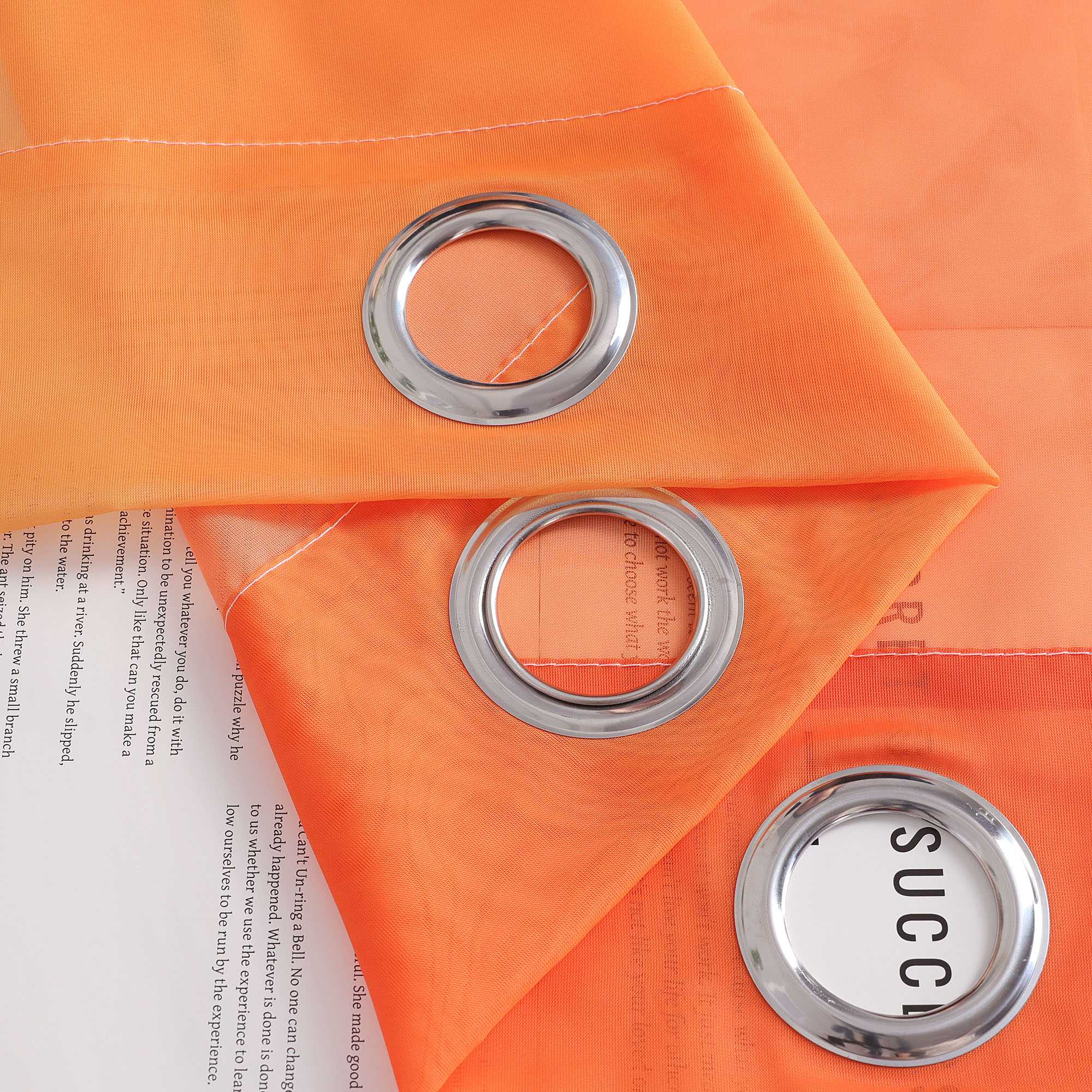 Transparente Vorhänge mit Farbverlauf 2er Set