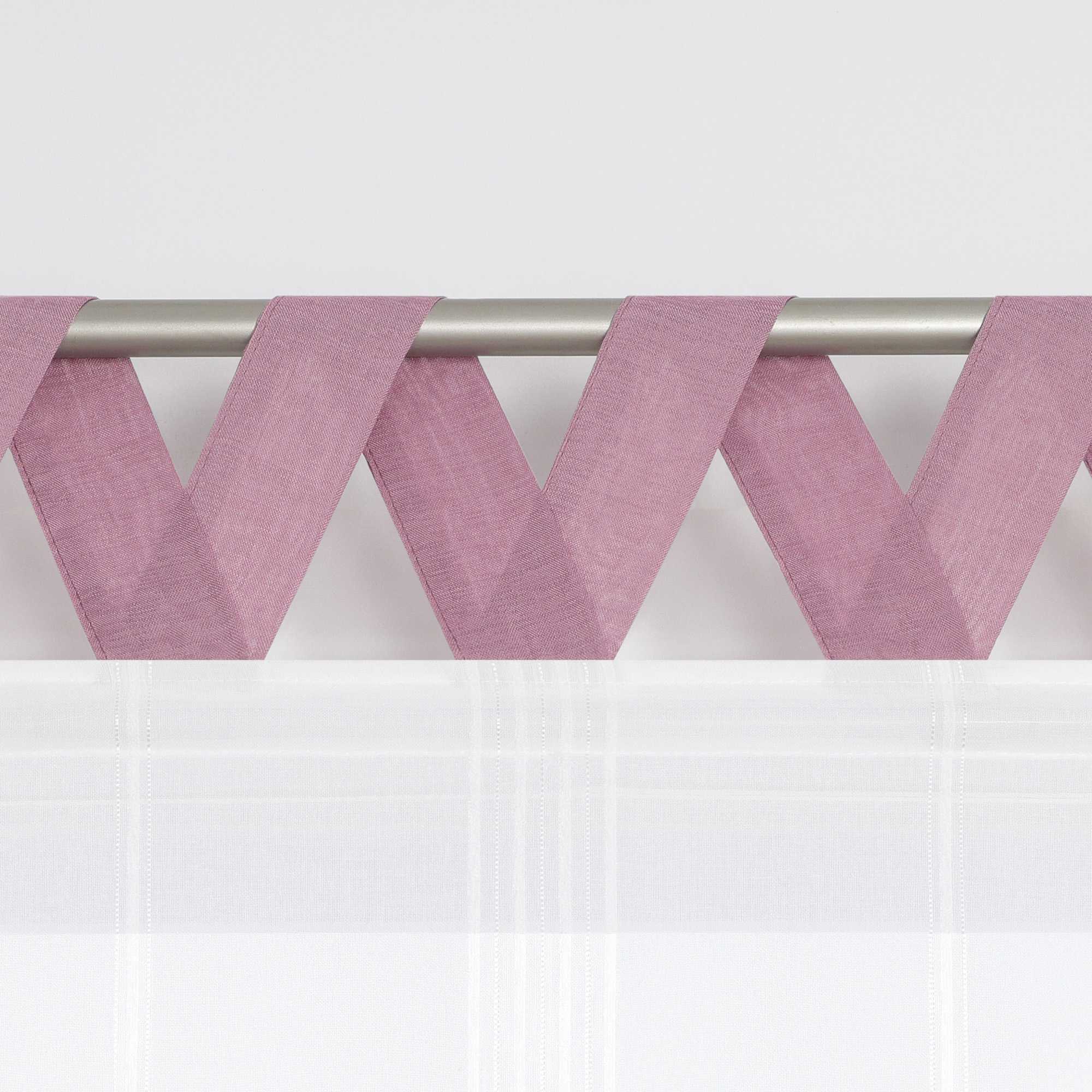 Delien Raffrollo mit Schlaufen und Quasten | Elegantes Design für stilvolle Fenster