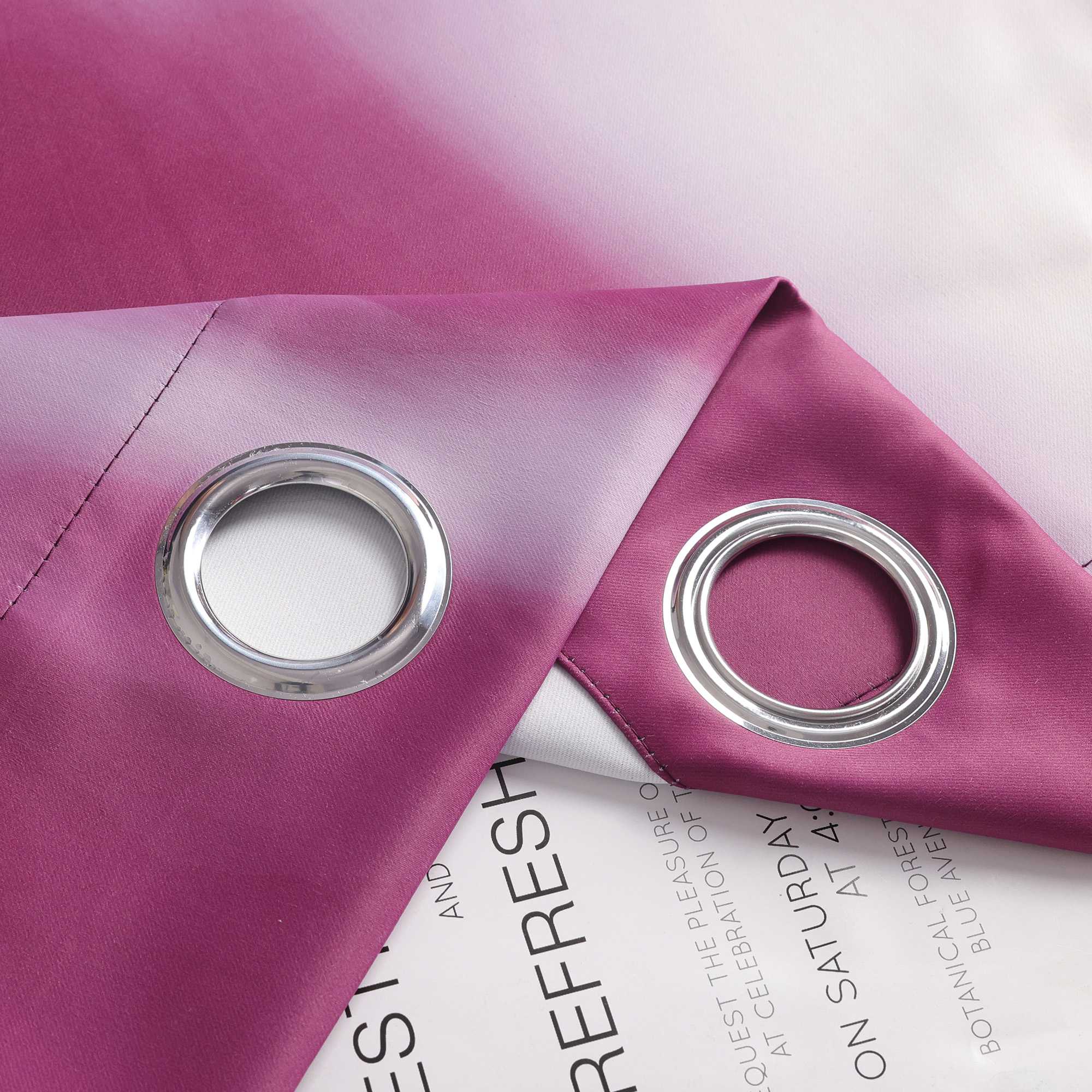 Verdunkelungsvorhang Blickdichte Gardinen Farbverlauf Ösenschal Schlafzimmer Wohnzimmer 1 Stück