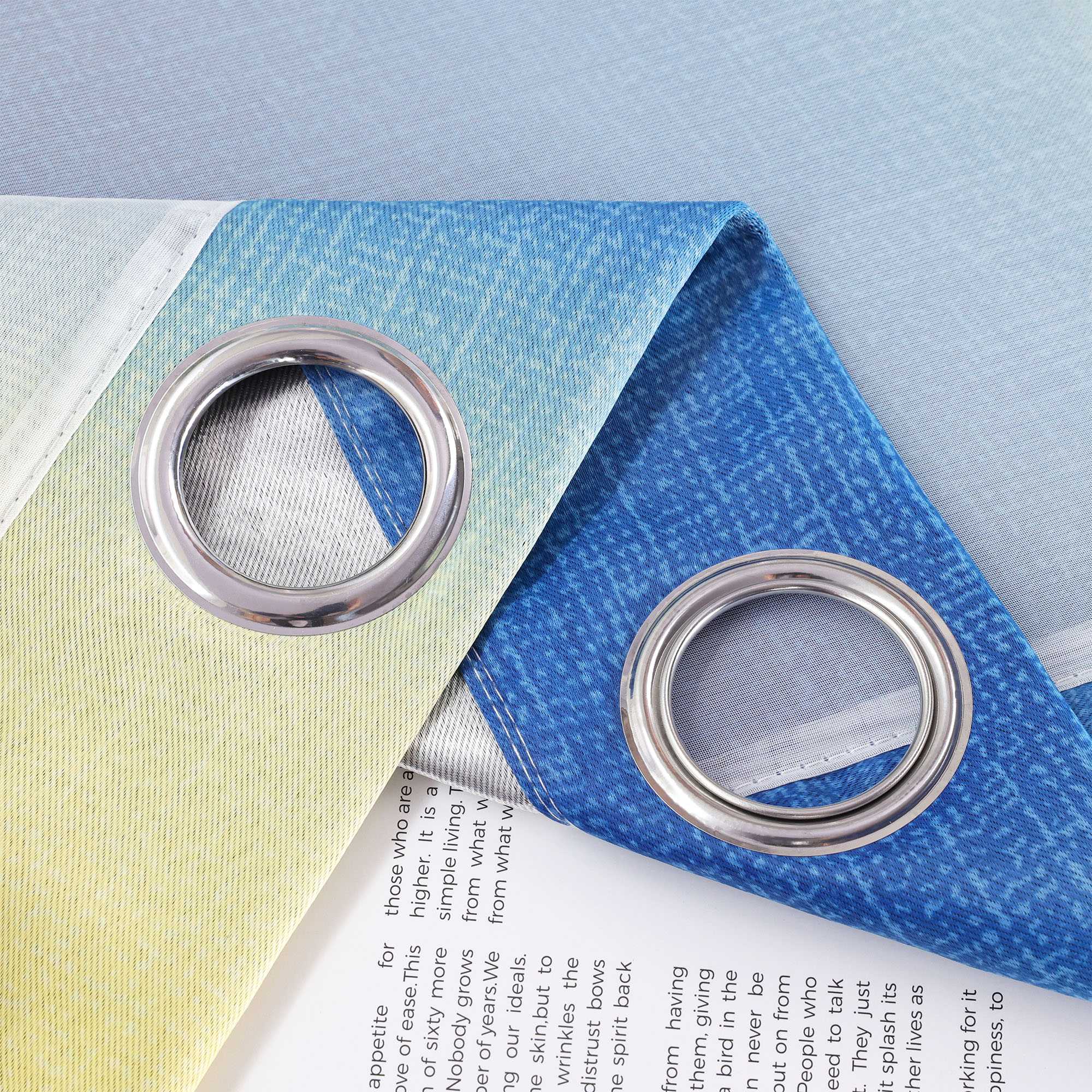 2-in-1 Vorhang Kinderzimmer mit Sternen 1 stück