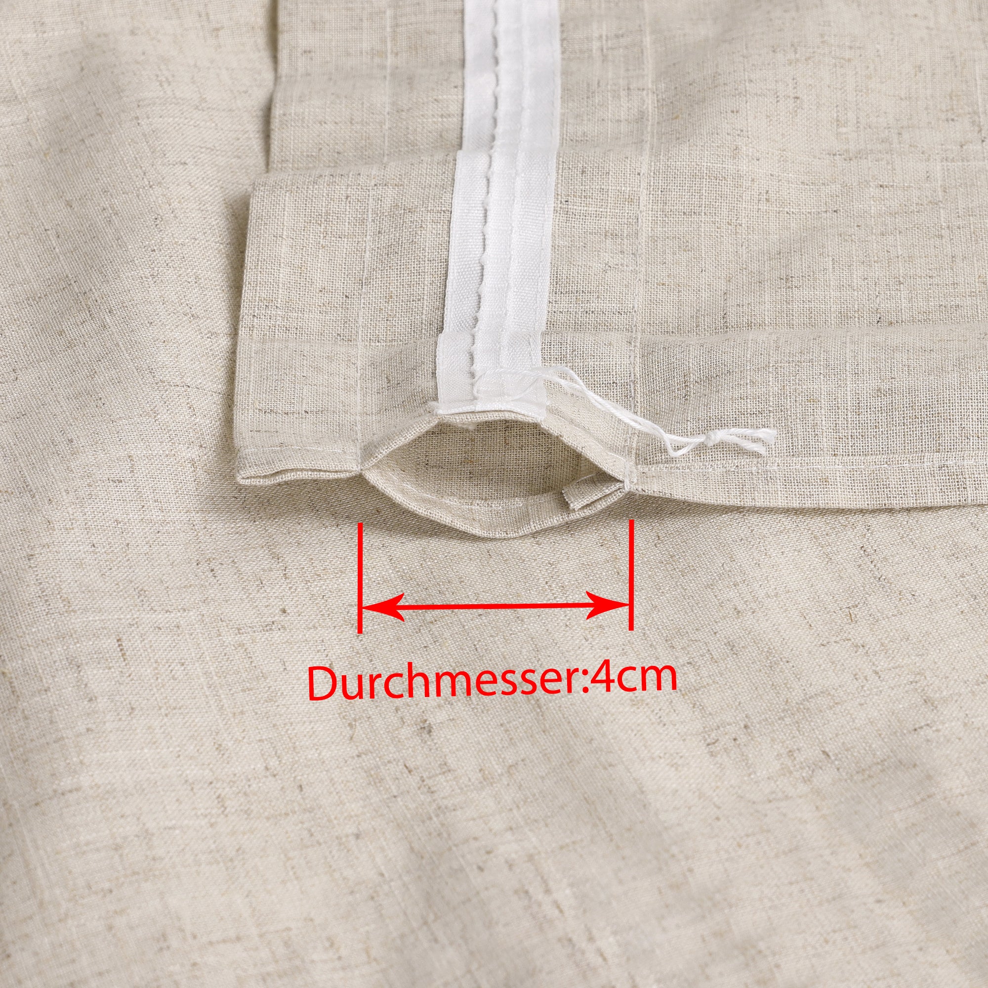 Gardinen Landhausstil mit Streifen 2er Set