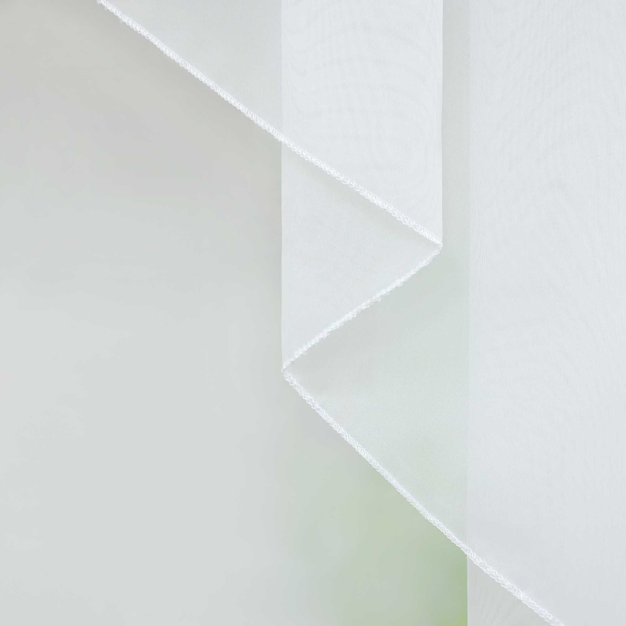 Scheibengardine Vorhangkopf Bistrogardine Doppelschichtige Küchengardinen mit Strukturdruck durch Tunnelzug Stangendurchzug