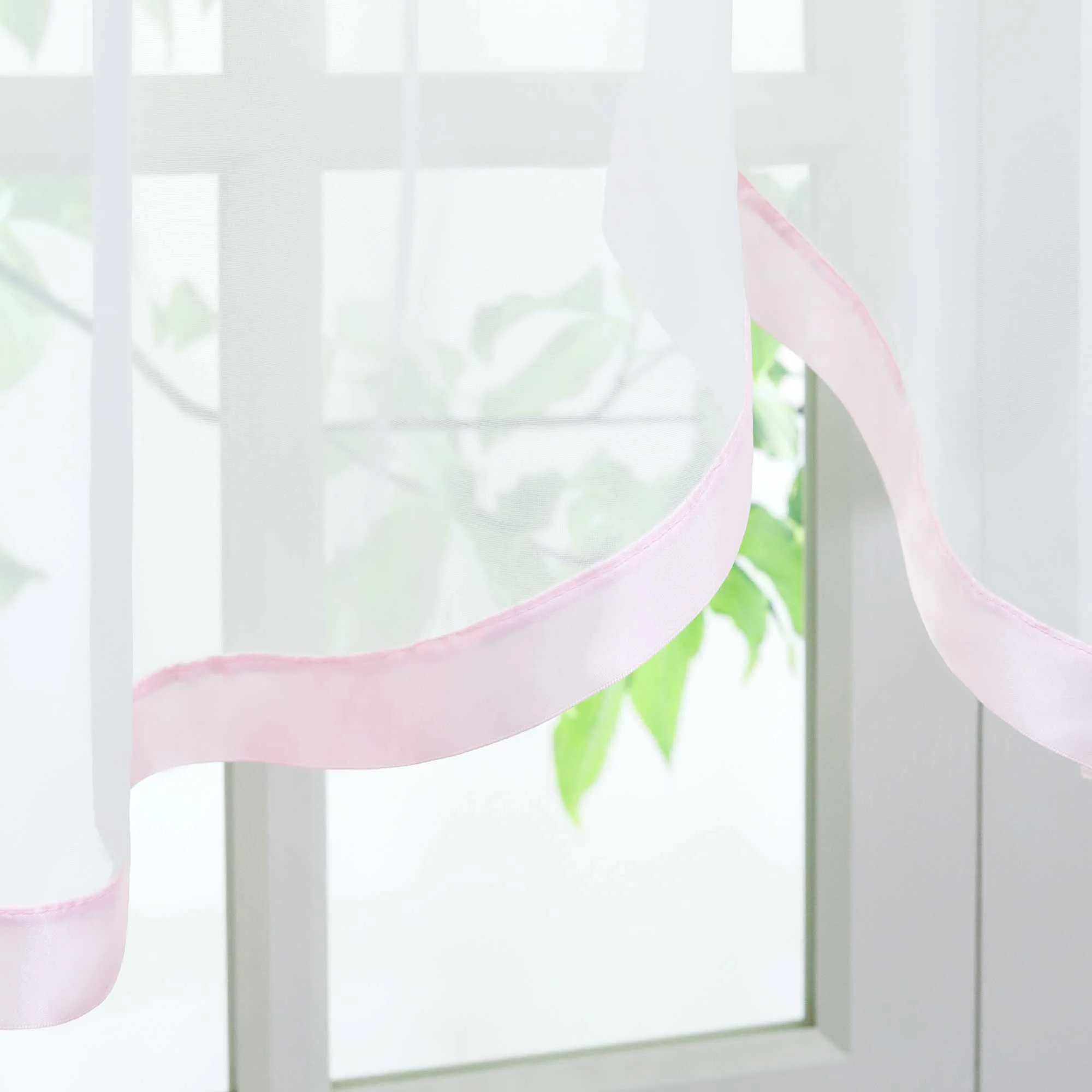 Multifunktionsgardine aus Polyester transparent Fensterdekoration 1 stück