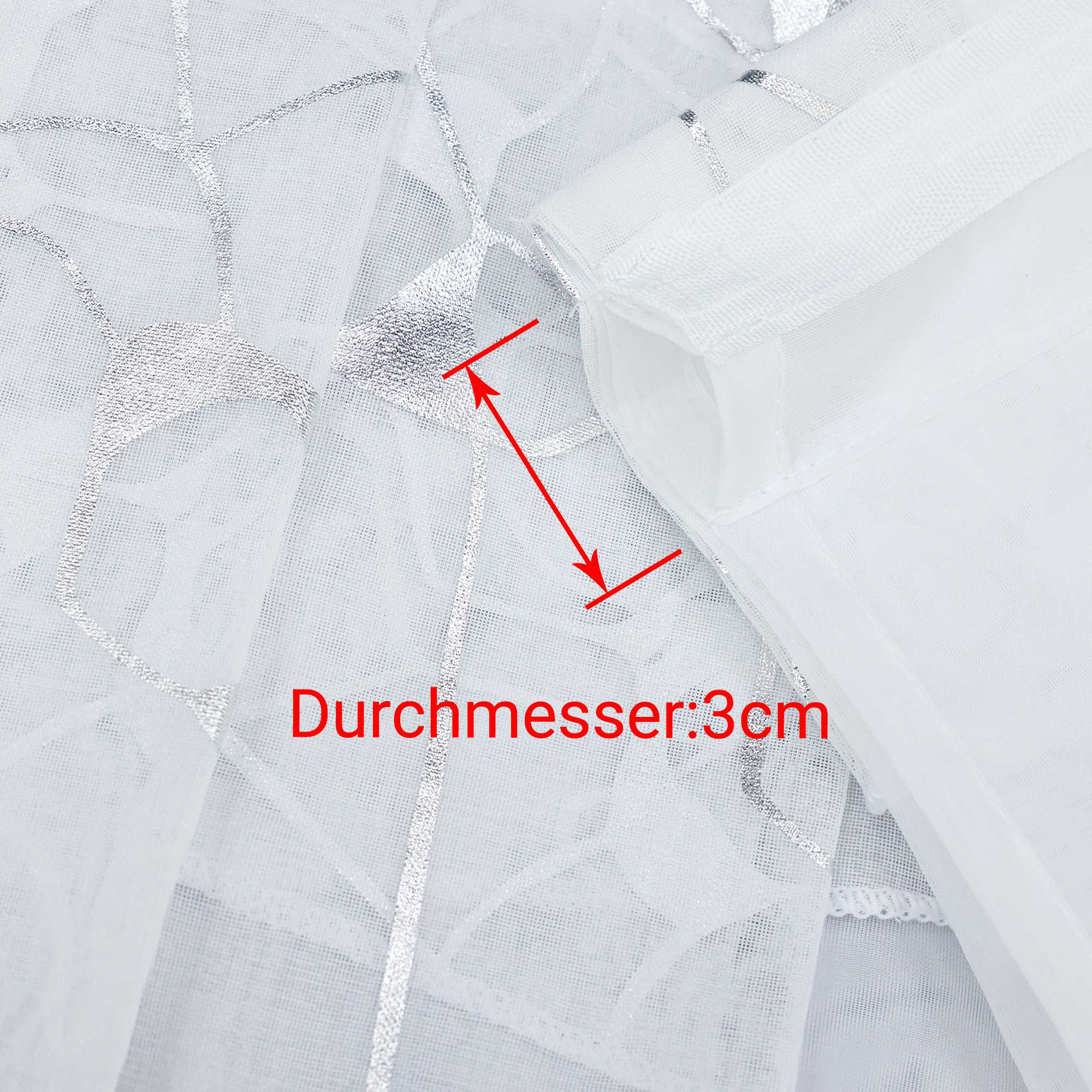 Scheibengardine Vorhangkopf Bistrogardine Doppelschichtige Küchengardinen mit Strukturdruck durch Tunnelzug Stangendurchzug