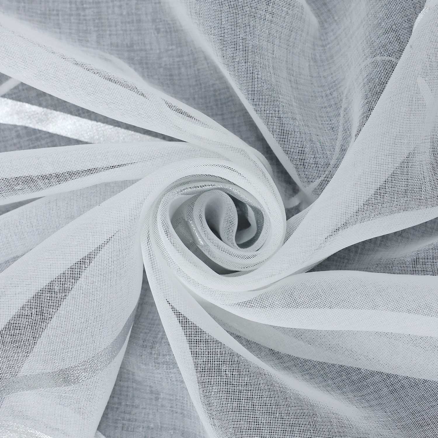 Transparenter Raffrollo mit dezentem Wellenmuster lichtdurchlässiger Vorhang 1 Stück