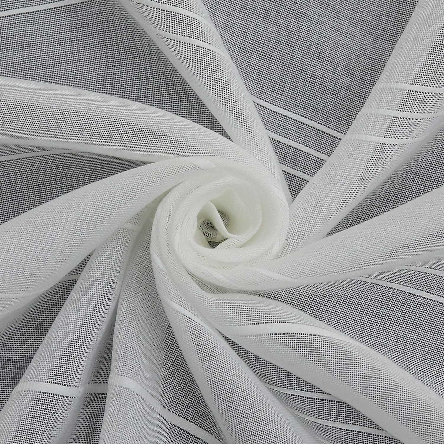 Delien Rollo klassisch weiß mit V-Schlaufen hochziehbar gardine