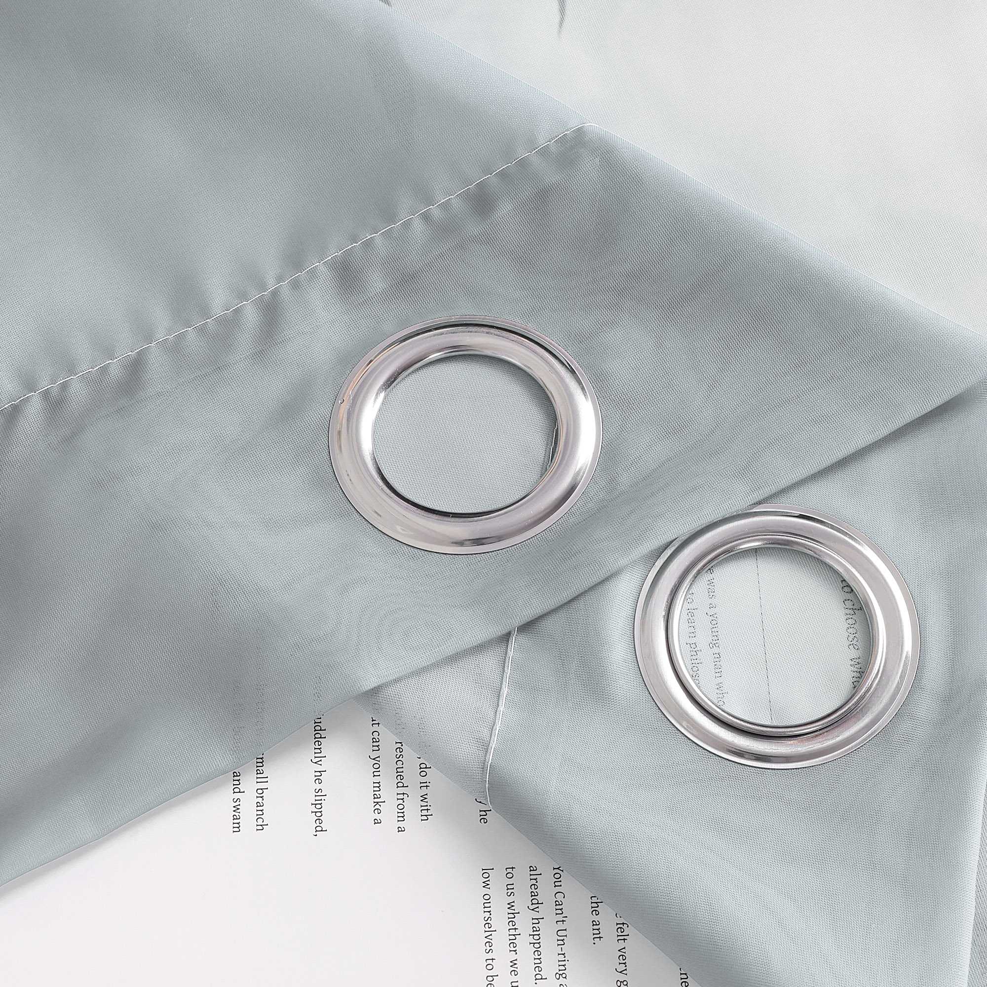 Transparente Vorhänge mit Farbverlauf 2er Set