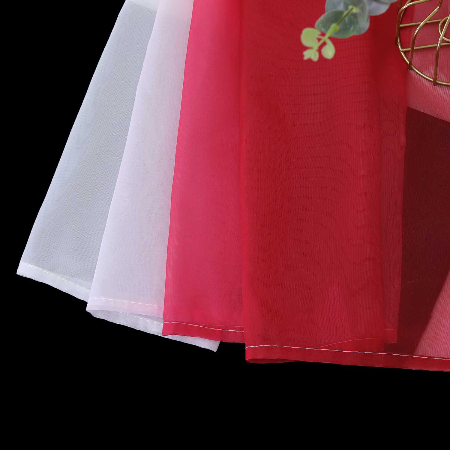 Dekorative Gardine Schal Farbverlauf extra lang 1 Stück