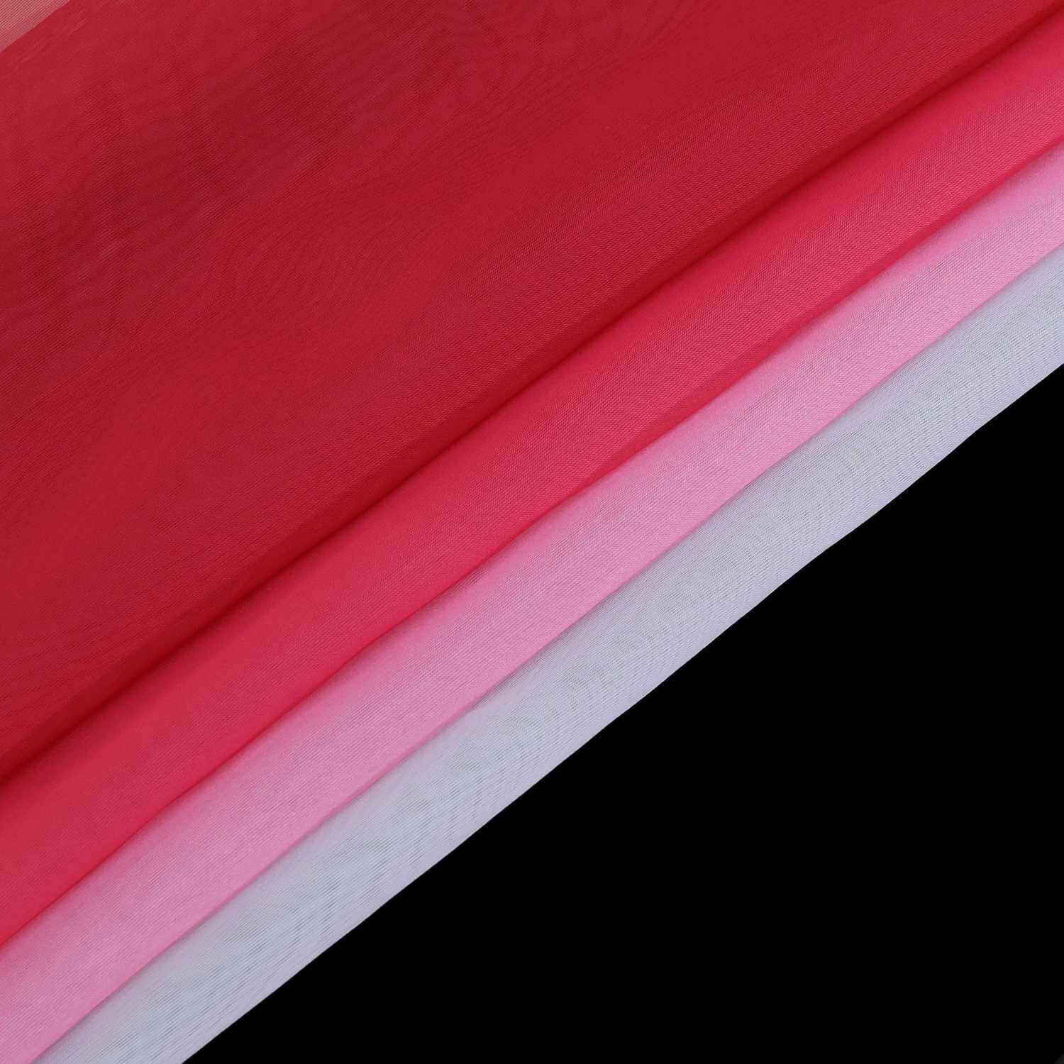 Dekorative Gardine Schal Farbverlauf extra lang 1 Stück