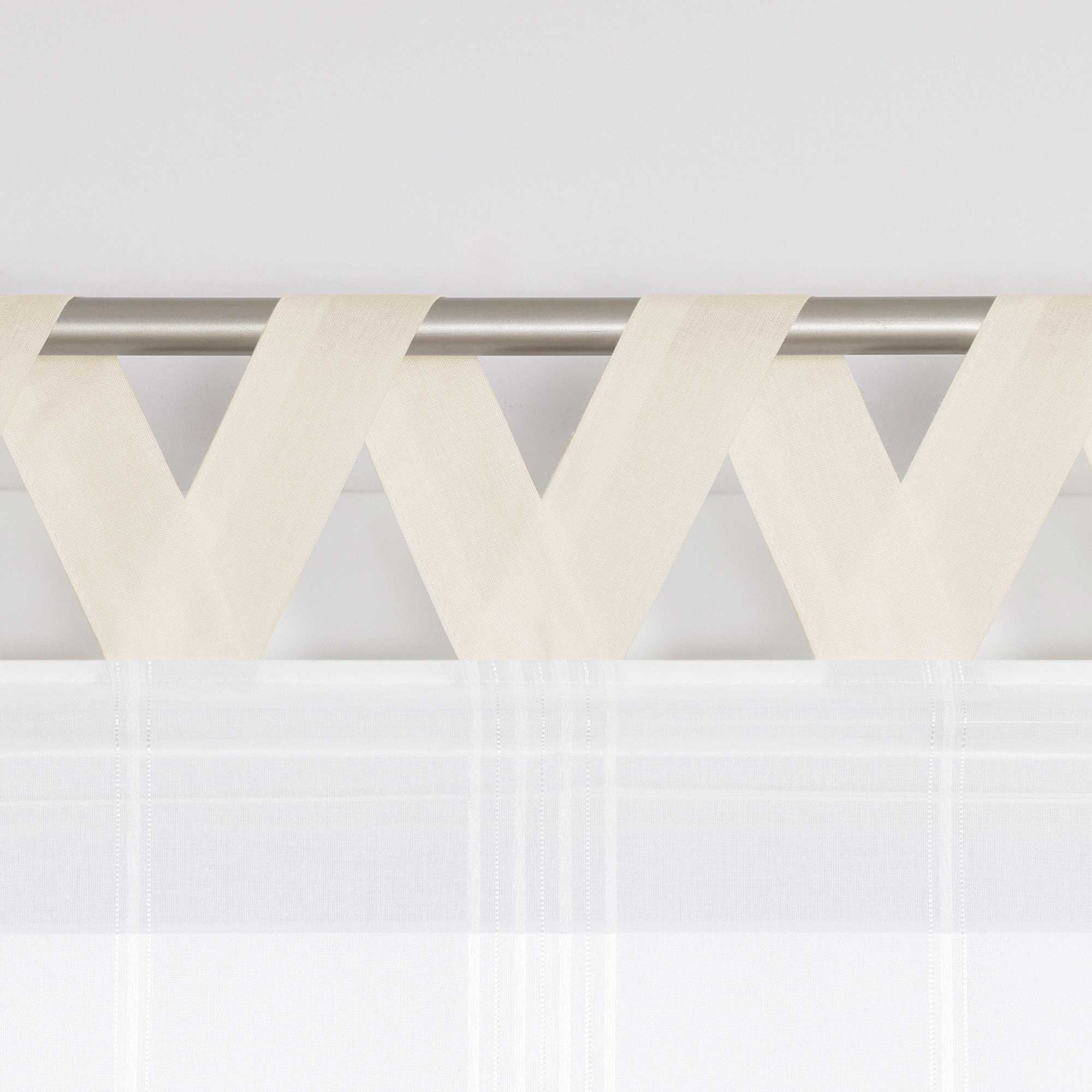 Delien Raffrollo mit Schlaufen und Quasten | Elegantes Design für stilvolle Fenster