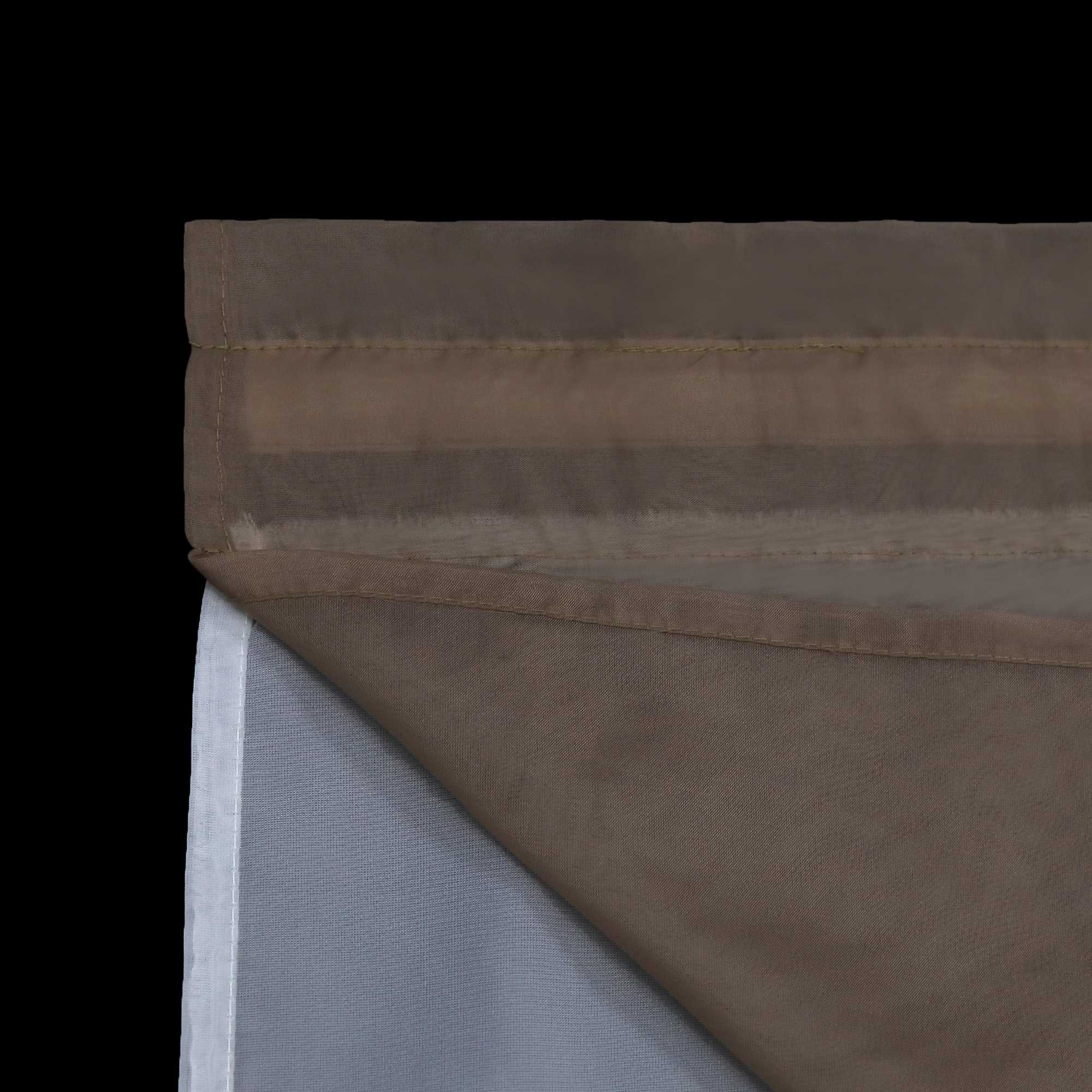 Delien Zweifarbige Fensterdekoration vloants Kurz Gardine 2er-Pack