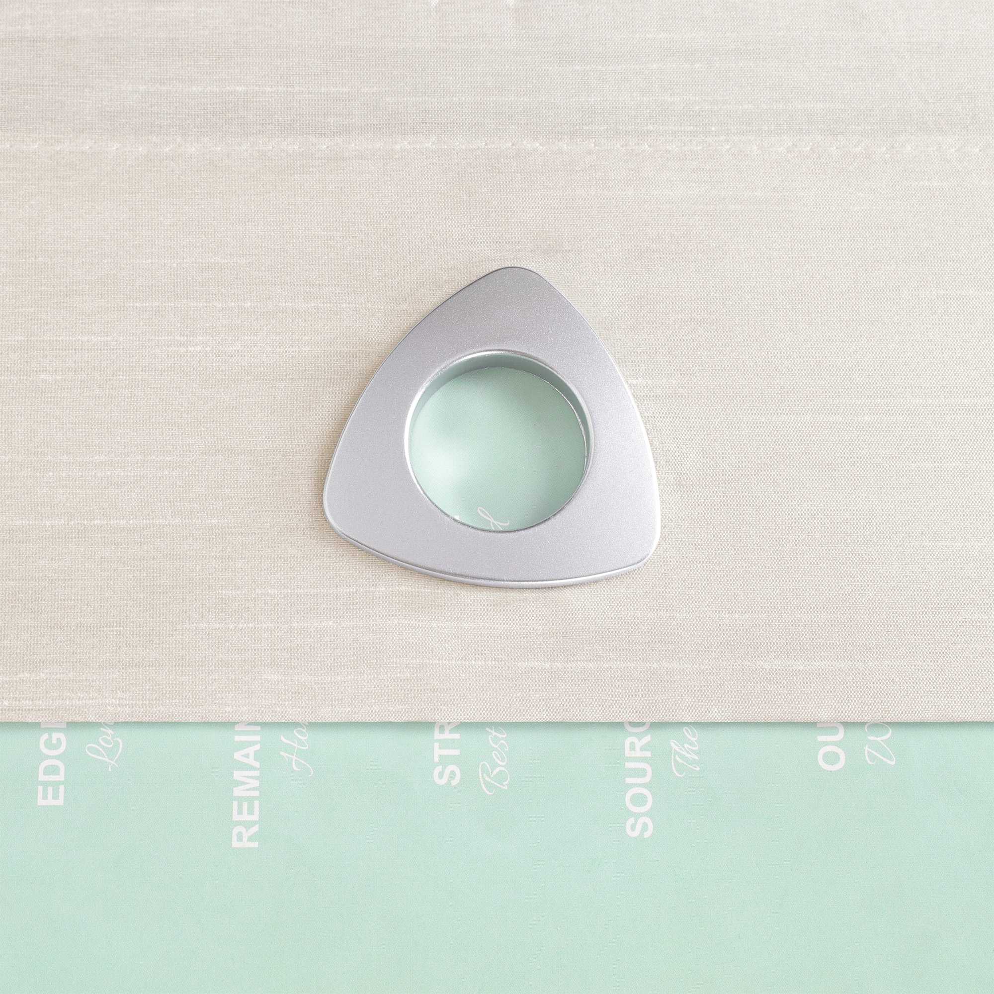 Raffrollo ohne Bohren unifarbe mit feinen horizontalen Streifen