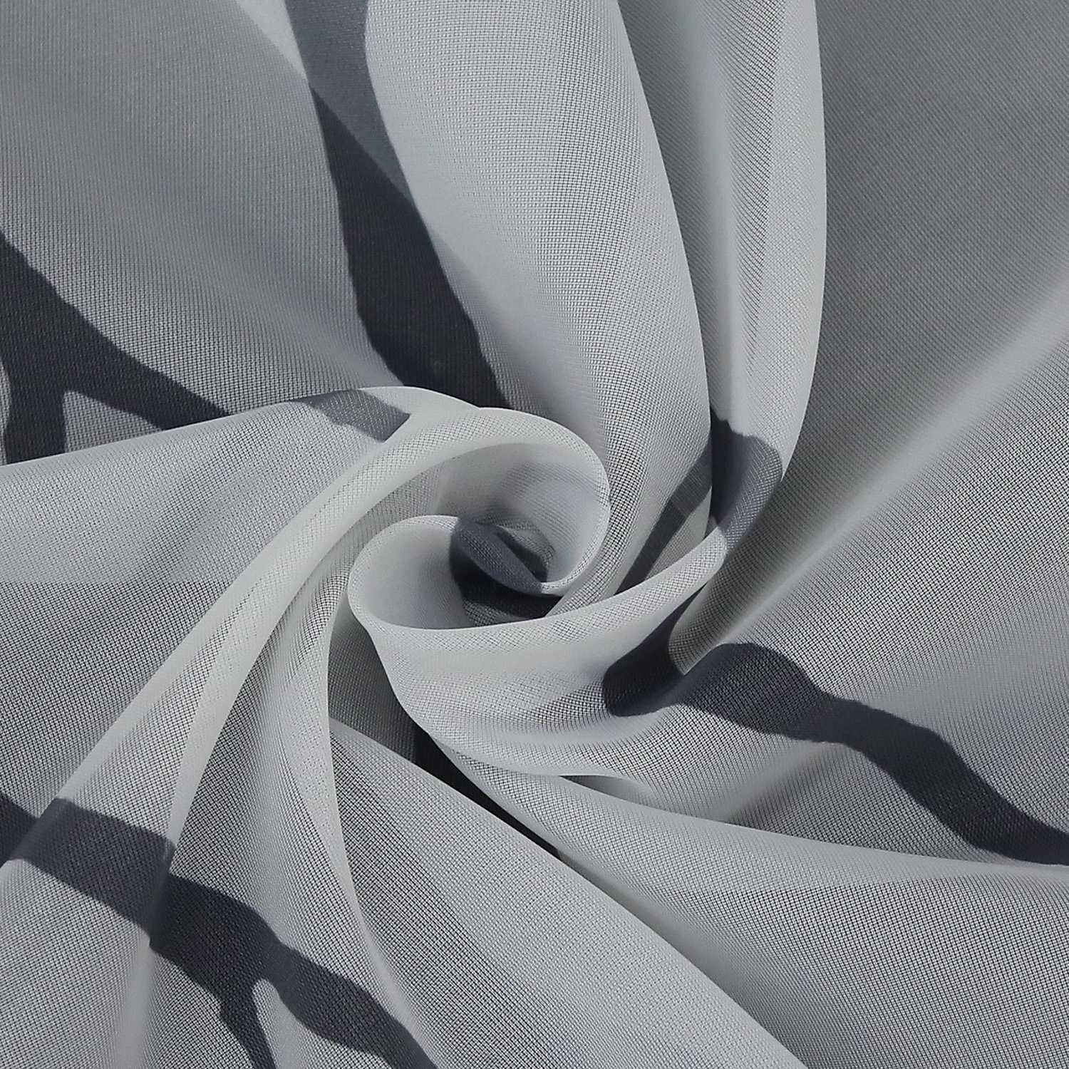 Scheibengardine Schlaufengardine Halbtransparent mit Muster 1 Stück