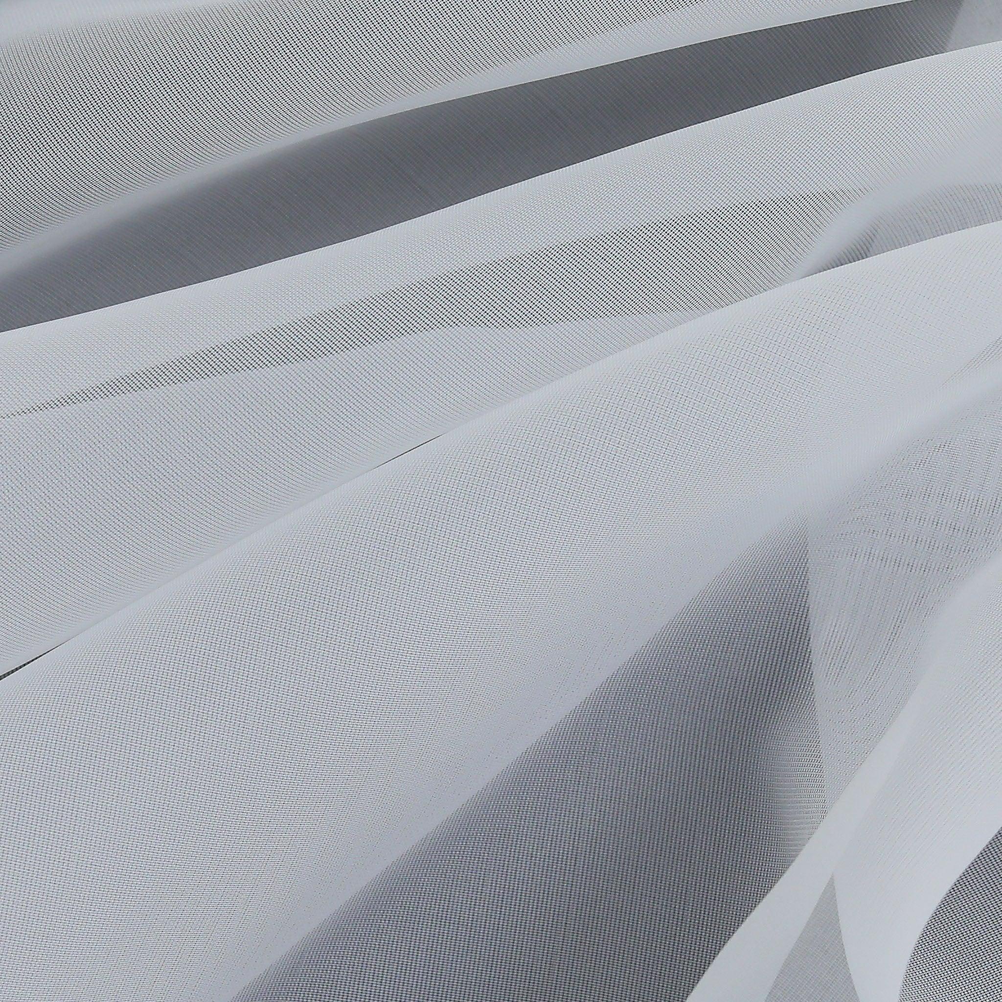 Romantischer transparenter Vorhang mit Volant 2-in-1 Design