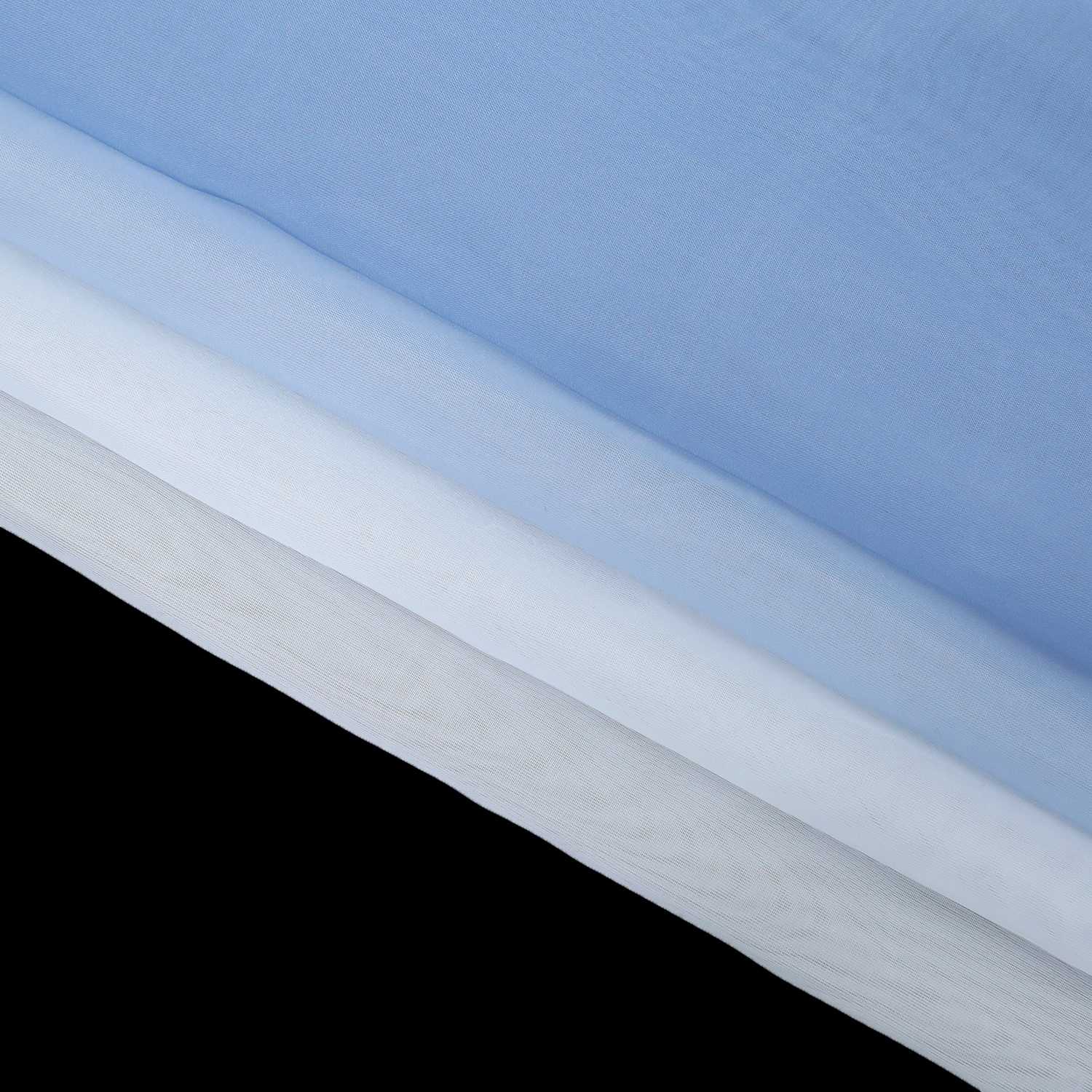 Dekorative Gardine Schal Farbverlauf extra lang 1 Stück