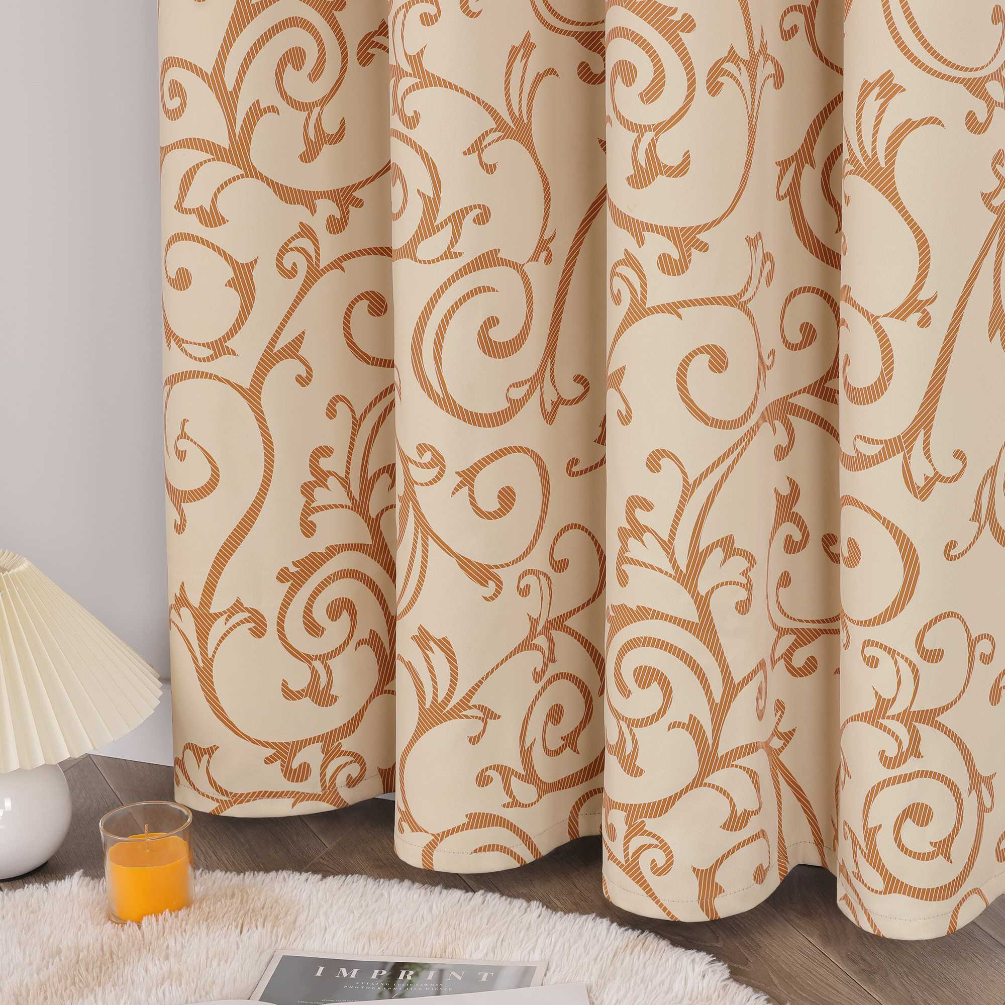 Verdunkelungsvorhänge mit Ösen Blickdichte Gardinen Modern Vorhang für Schlafzimmer Wohnzimmer Ösenschal 1 Stück