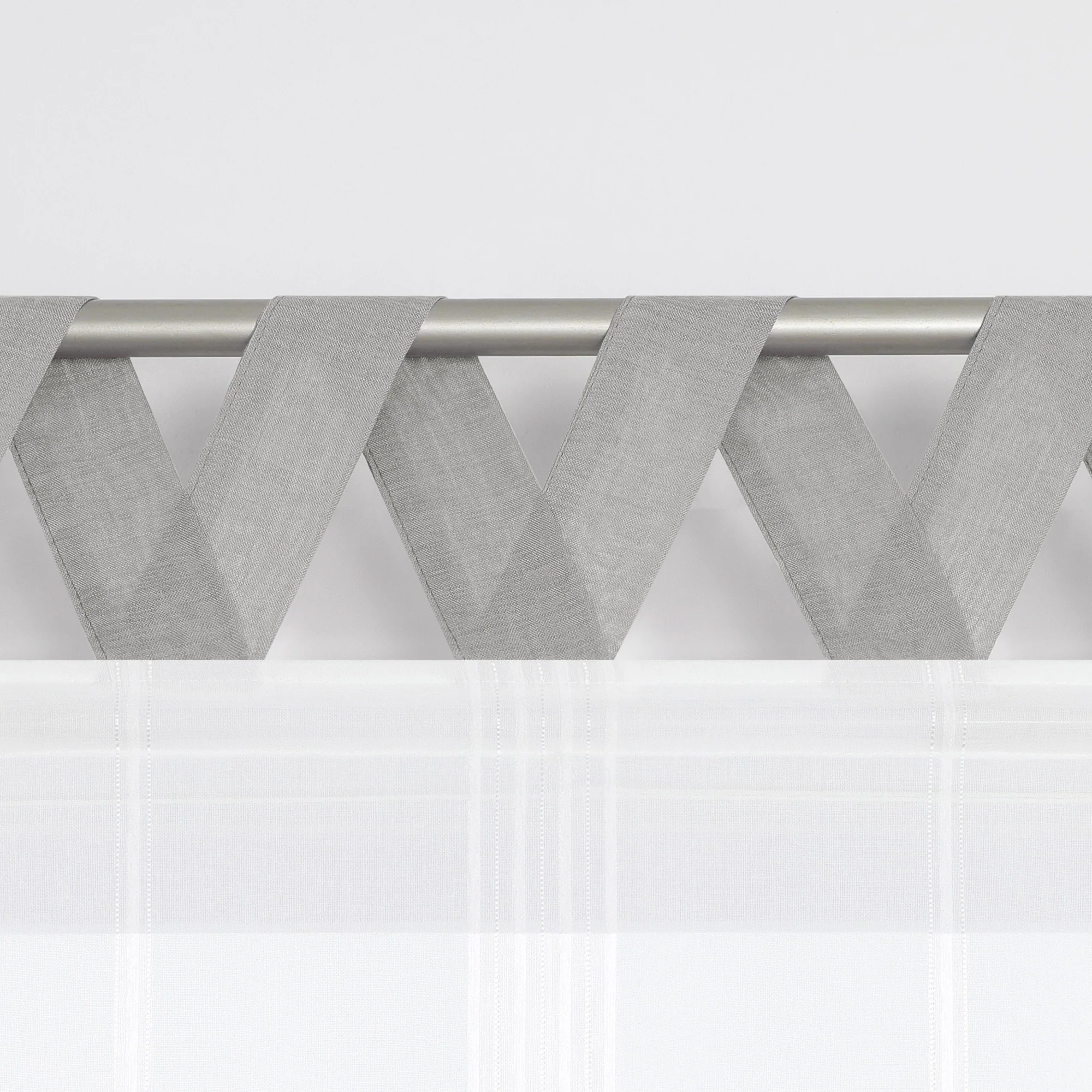 Delien Raffrollo mit Schlaufen und Quasten | Elegantes Design für stilvolle Fenster