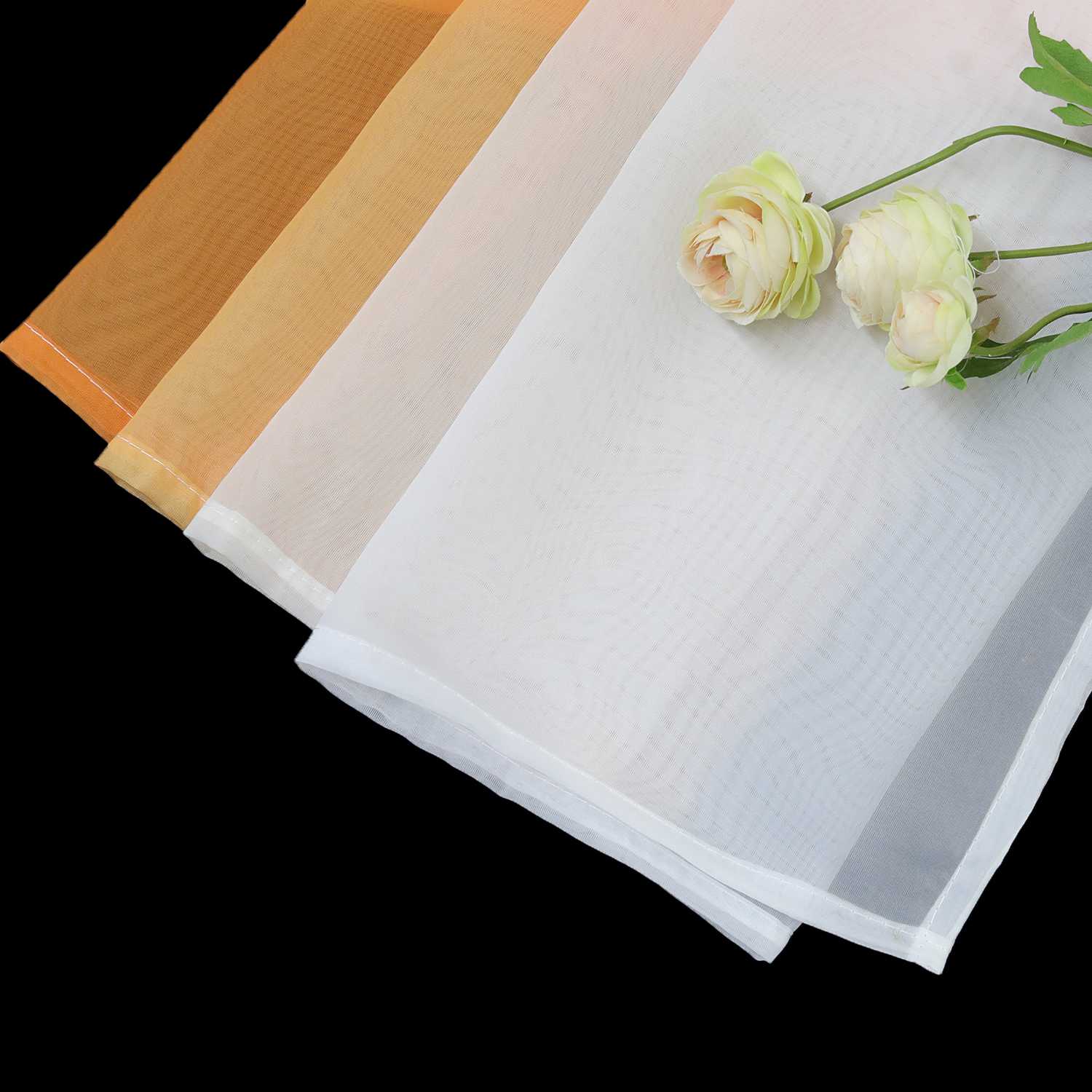 Dekorative Gardine Schal Farbverlauf extra lang 1 Stück