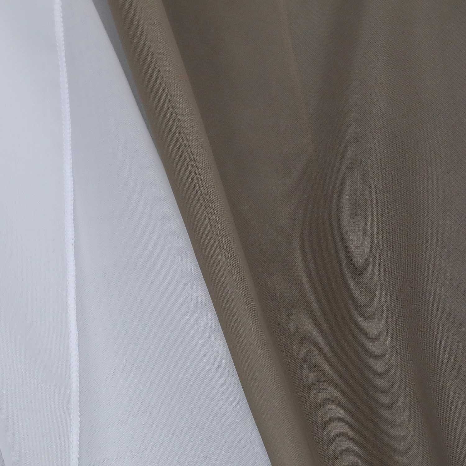 Scheibengardine durch Tunnelzug Voile Bistrogardinen mit Quaste Kurzstore Doppelte Vorhänge Halbtransparent 1 Stück