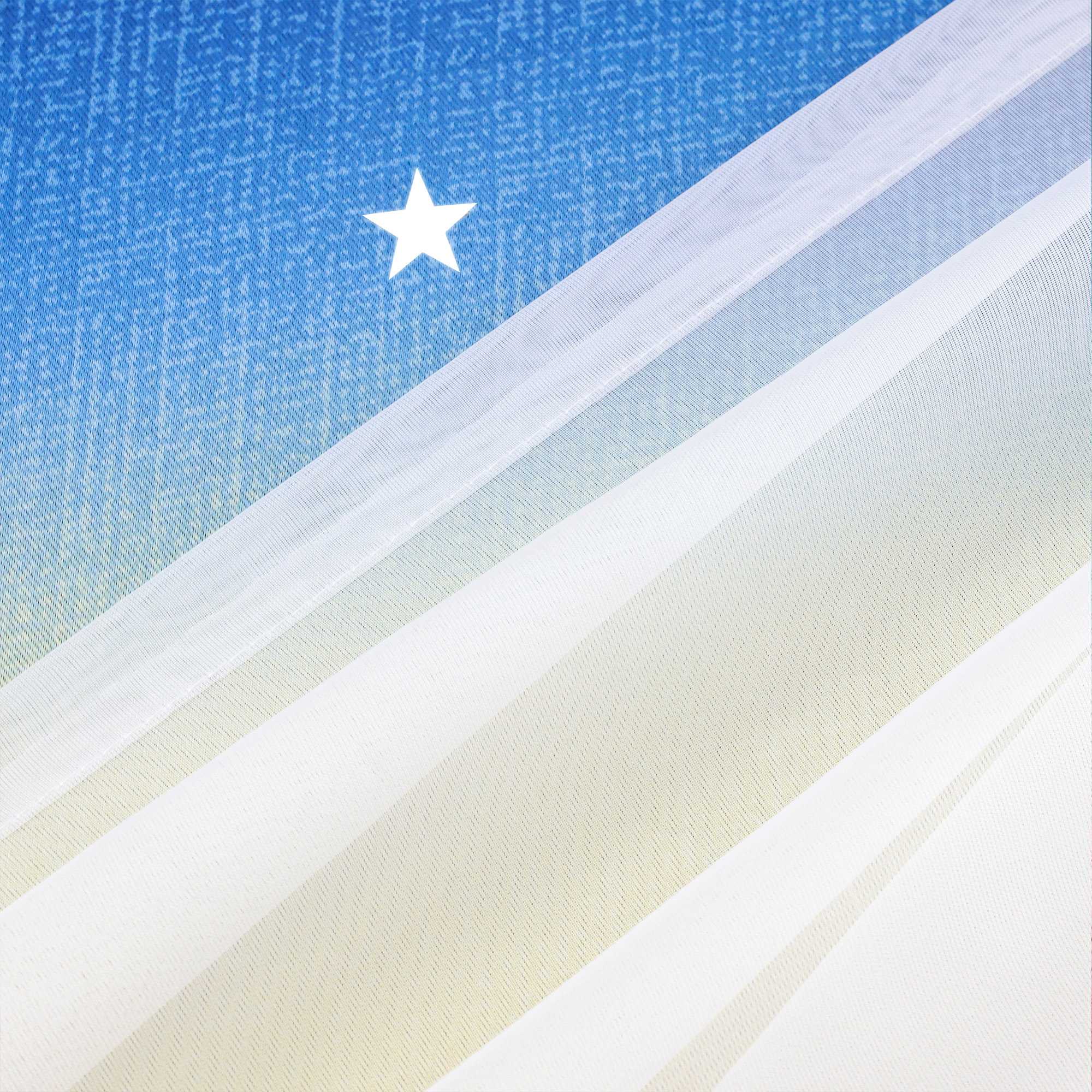 2-in-1 Vorhang Kinderzimmer mit Sternen 1 stück