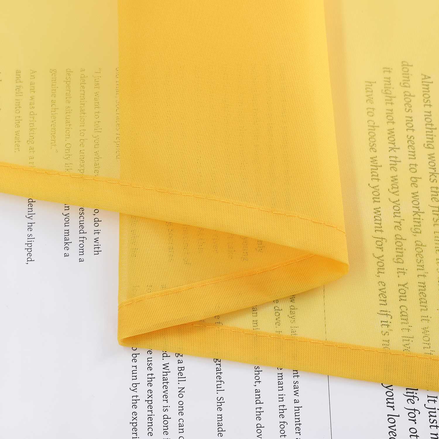 Raffrollo Voile Raffgardinen durch Tunnelzug Bändchenrollo Küche Gardinen Transparent Uni 1 Stück