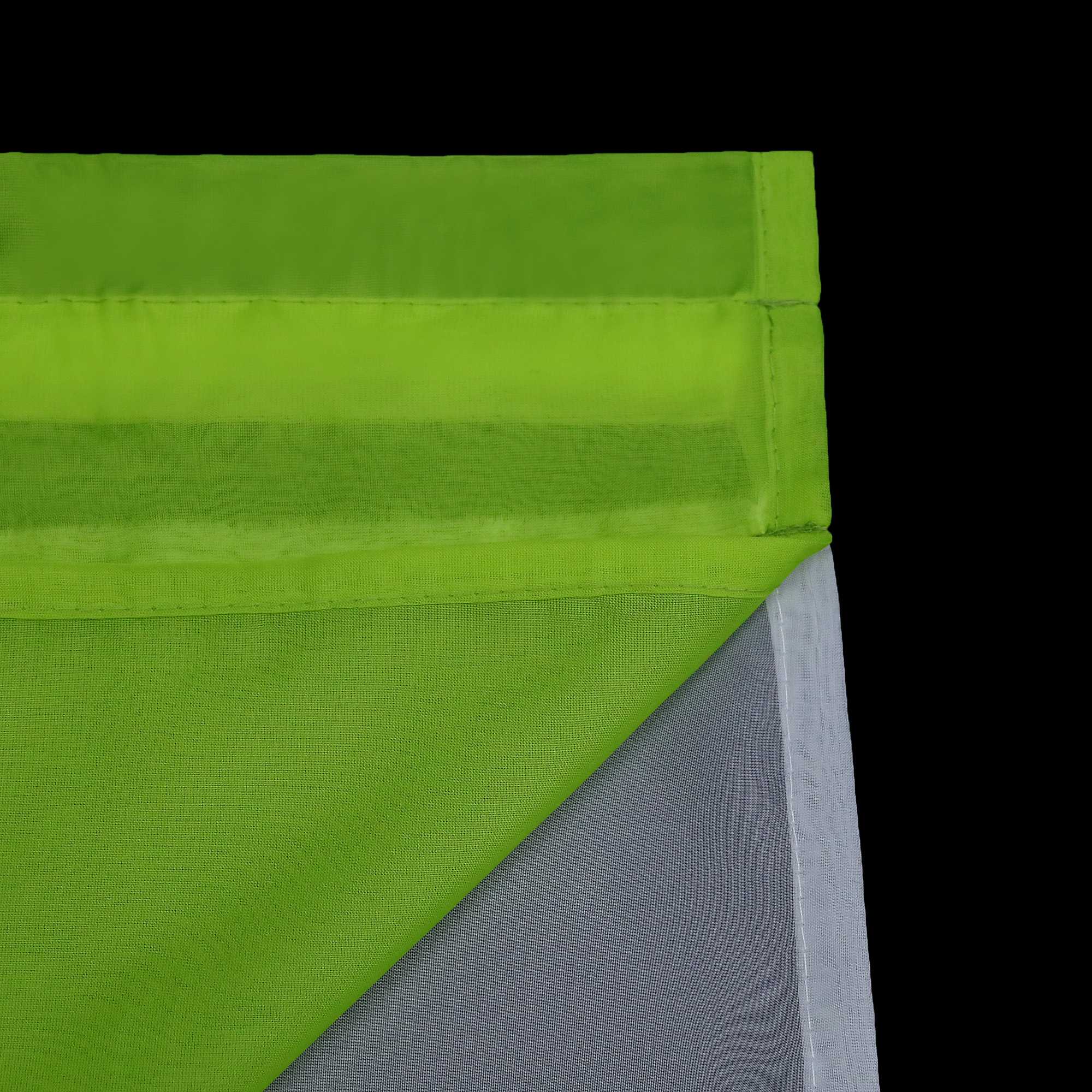 Delien Zweifarbige Fensterdekoration vloants Kurz Gardine 2er-Pack