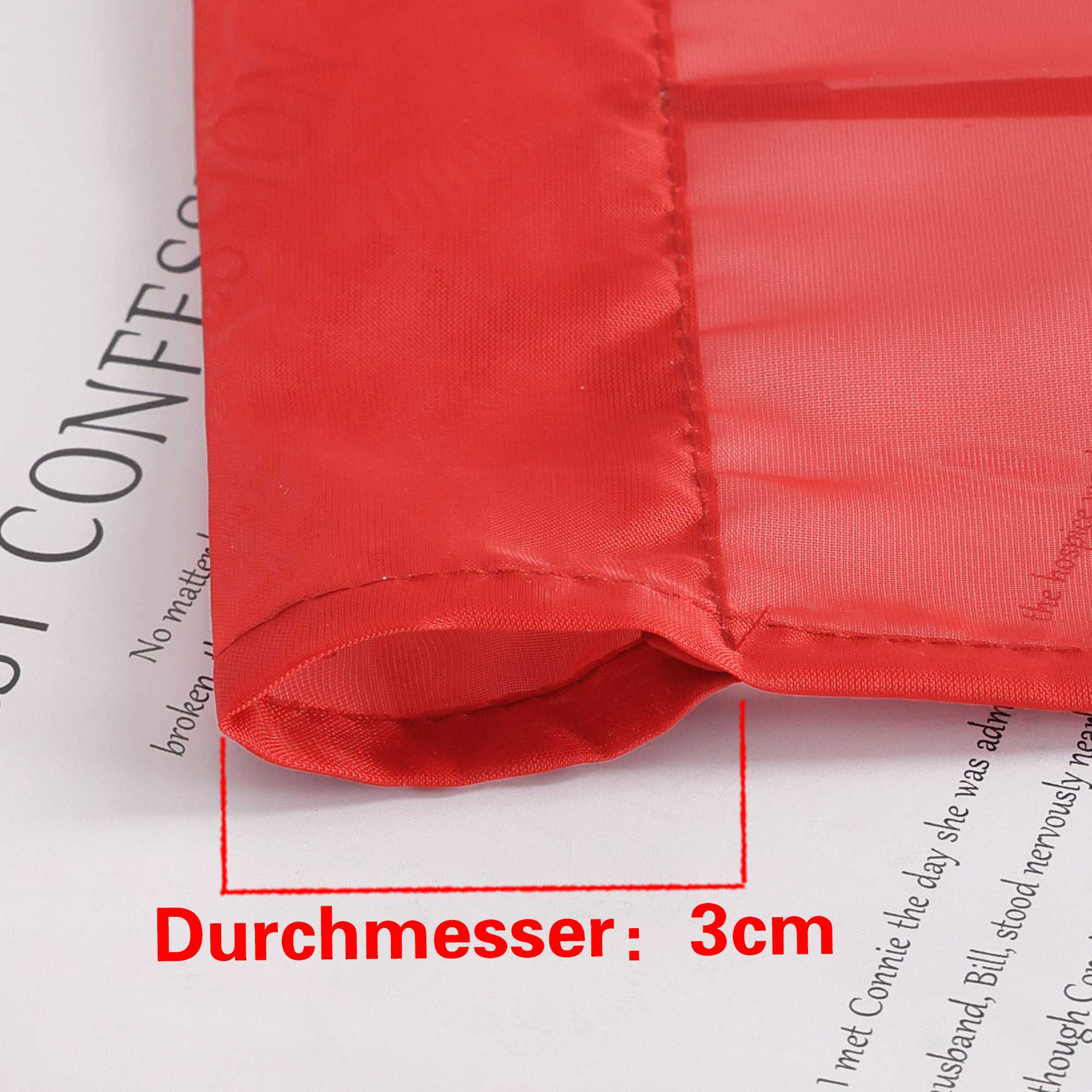 Rollos durch Stangendurchzug Transparente Luftig Unifarbig 1 Stück