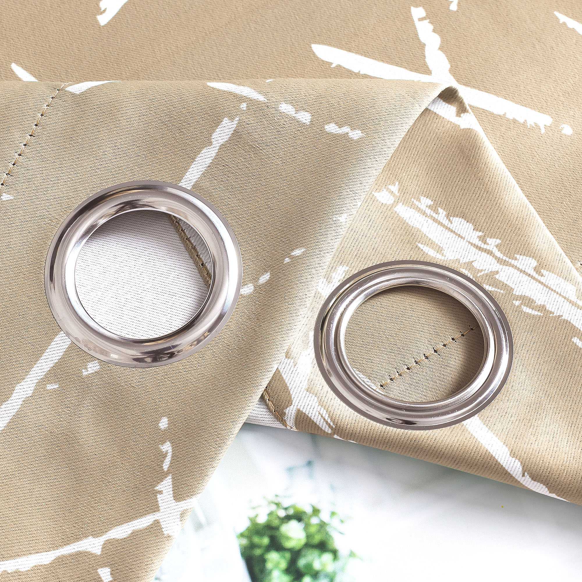 Verdunkelungsvorhänge mit Ösen Blickdichte Gardinen Modern Thermovorhang Ösenschal Wohnzimmer Schlafzimmer 1 Stück