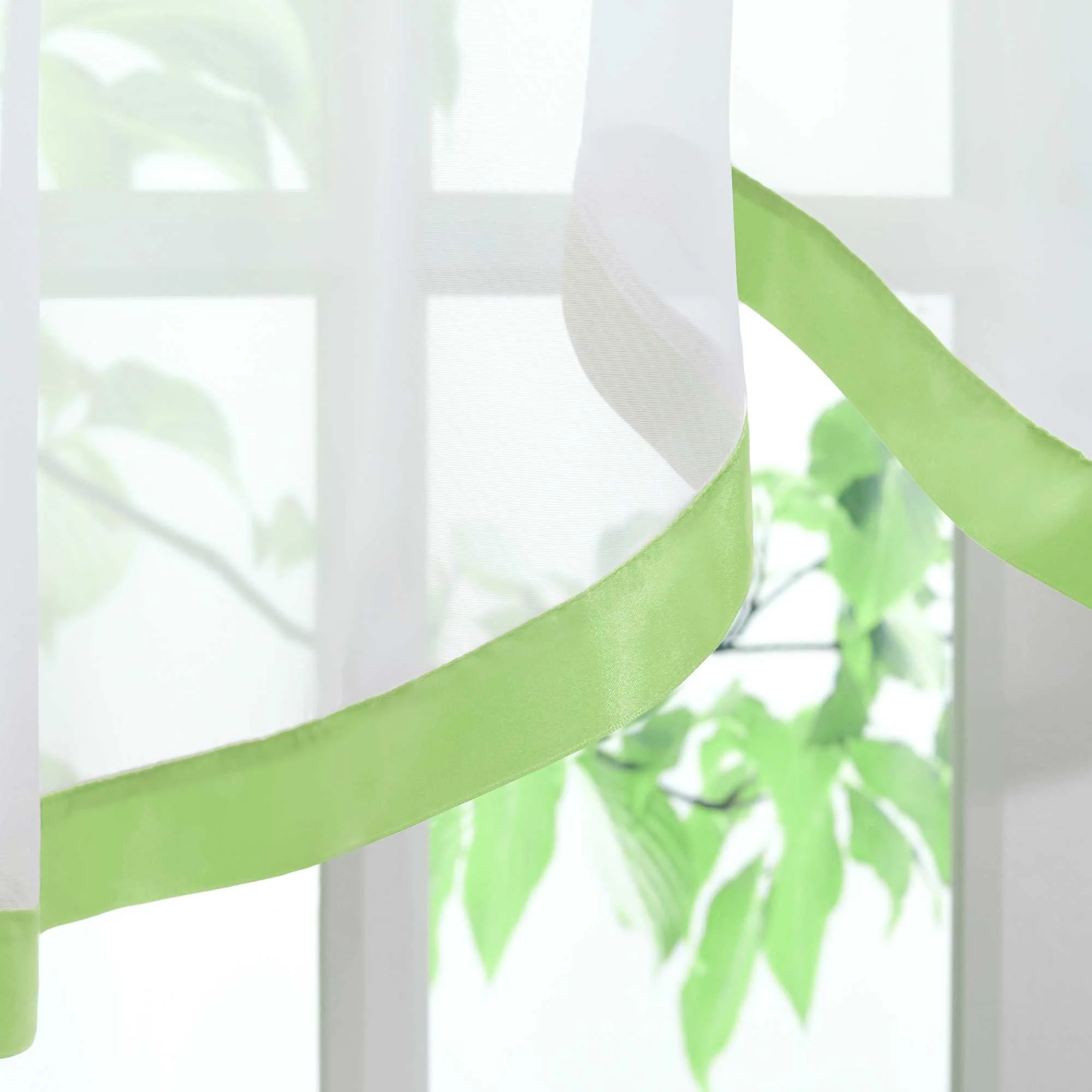 Multifunktionsgardine aus Polyester transparent Fensterdekoration 1 stück