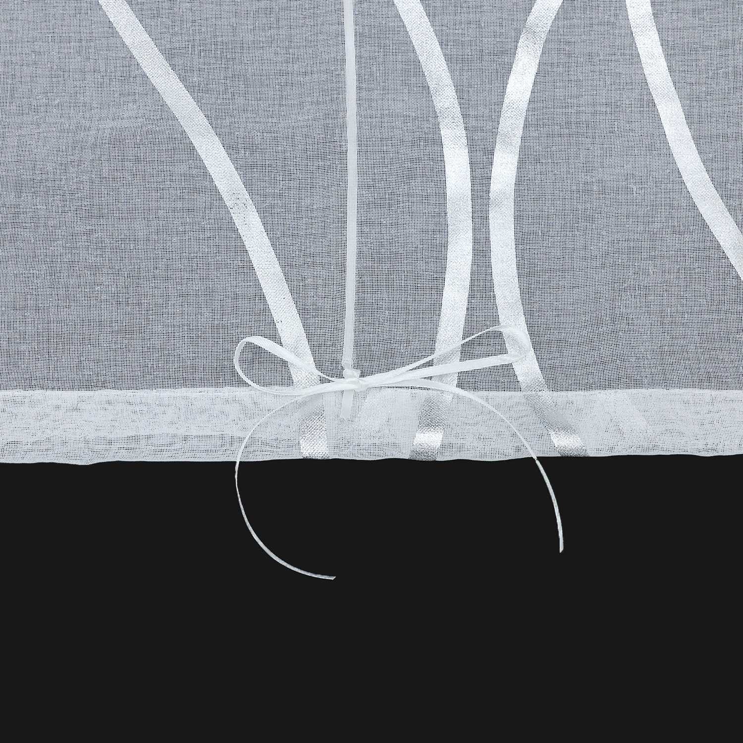 Transparenter Raffrollo mit dezentem Wellenmuster lichtdurchlässiger Vorhang 1 Stück