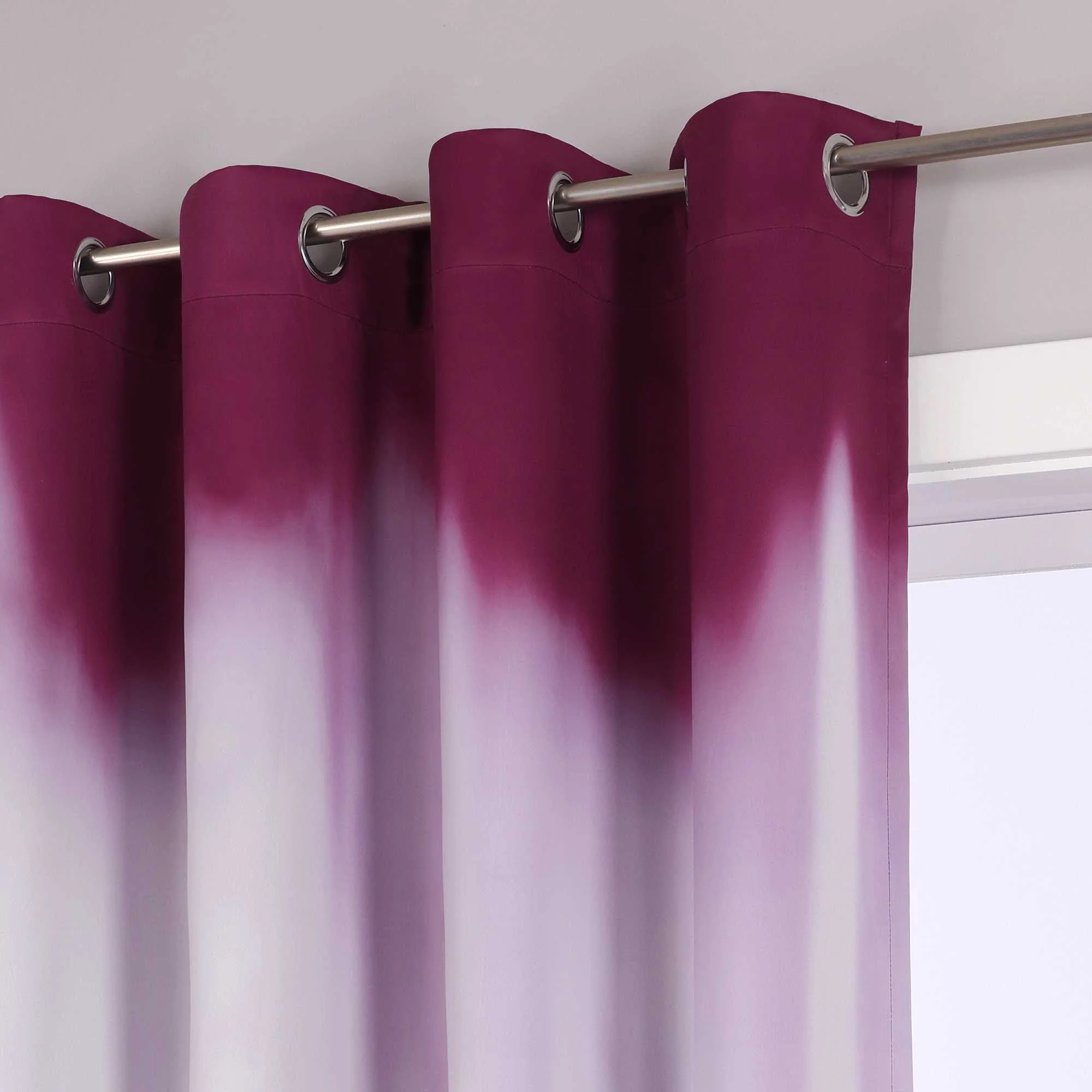 Verdunkelungsvorhang Blickdichte Gardinen Farbverlauf Ösenschal Schlafzimmer Wohnzimmer 1 Stück