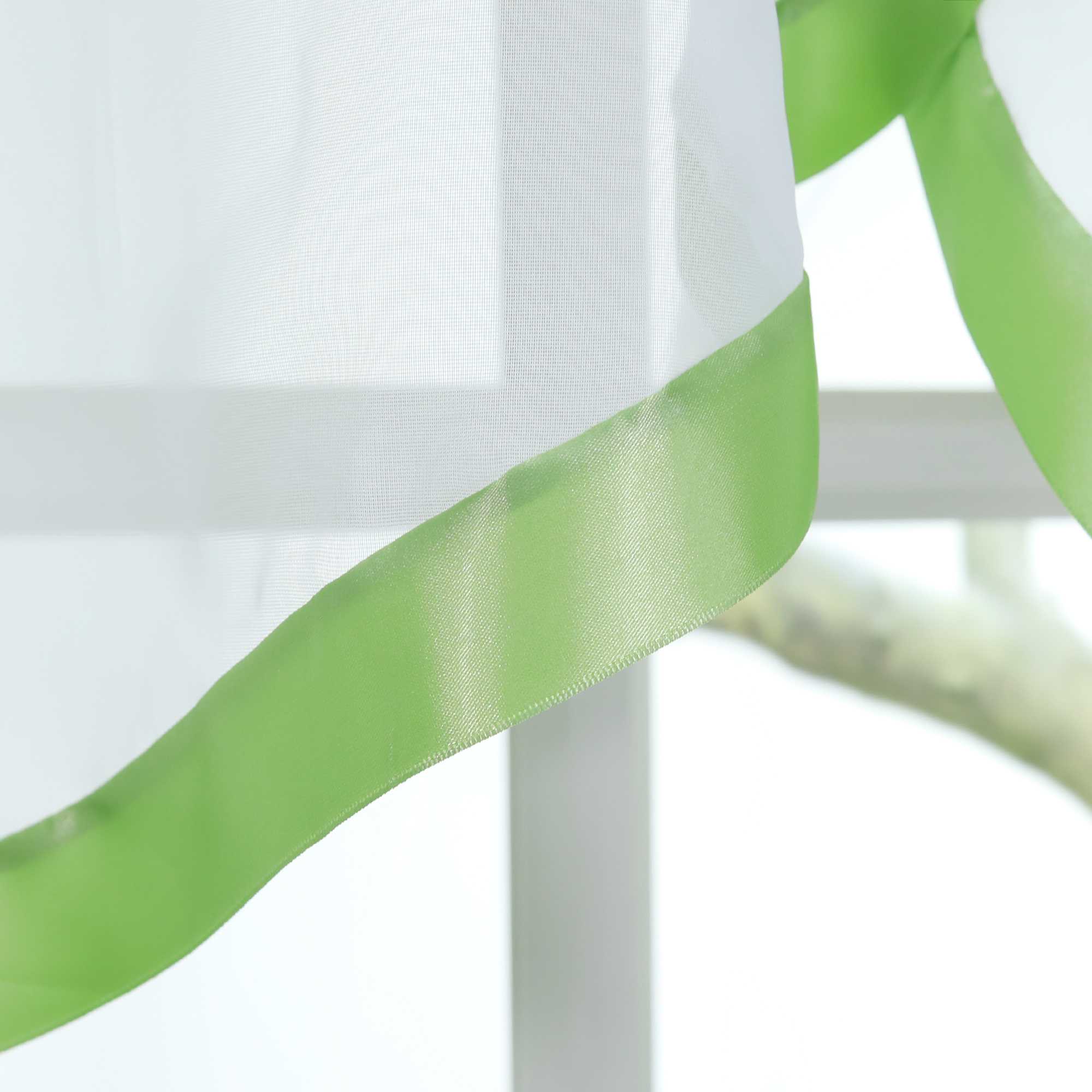 Scheibengardinen Kräuselbandgardine Fensterdeko Kreuzdesign Obere Fensterabdeckung 1 stück