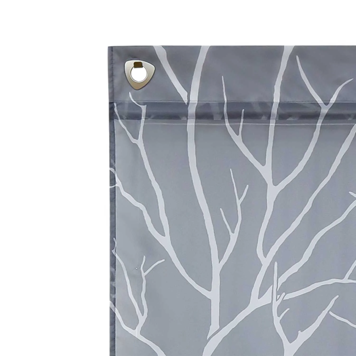 Rollos mit U-Haken halbtransparent Zweigmuster Lichtdurchlässig 1 Stück