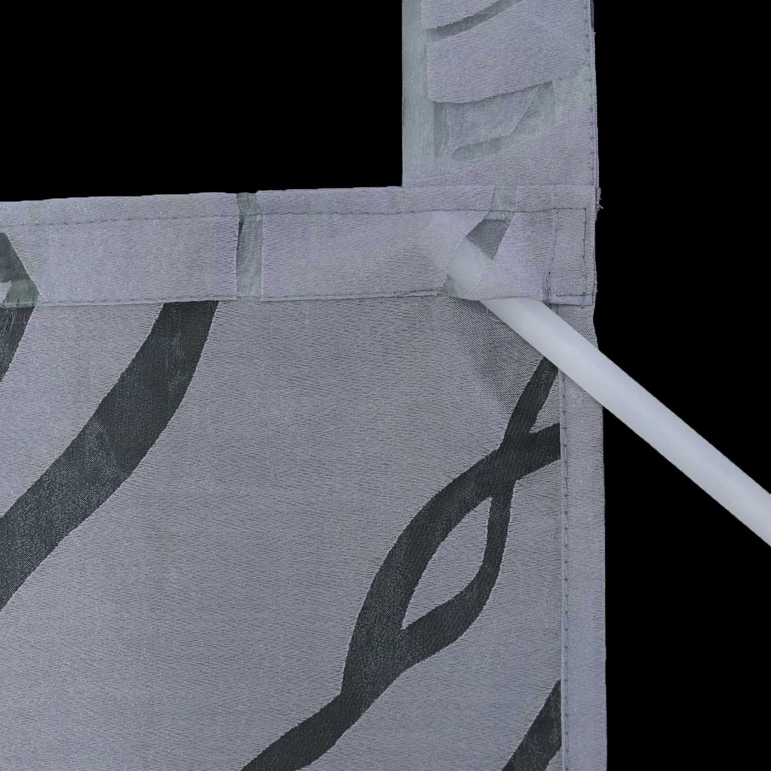 Halbtransparente Schlaufenschal mit Zweigmuster Lichtdurchlässig 2 er Set