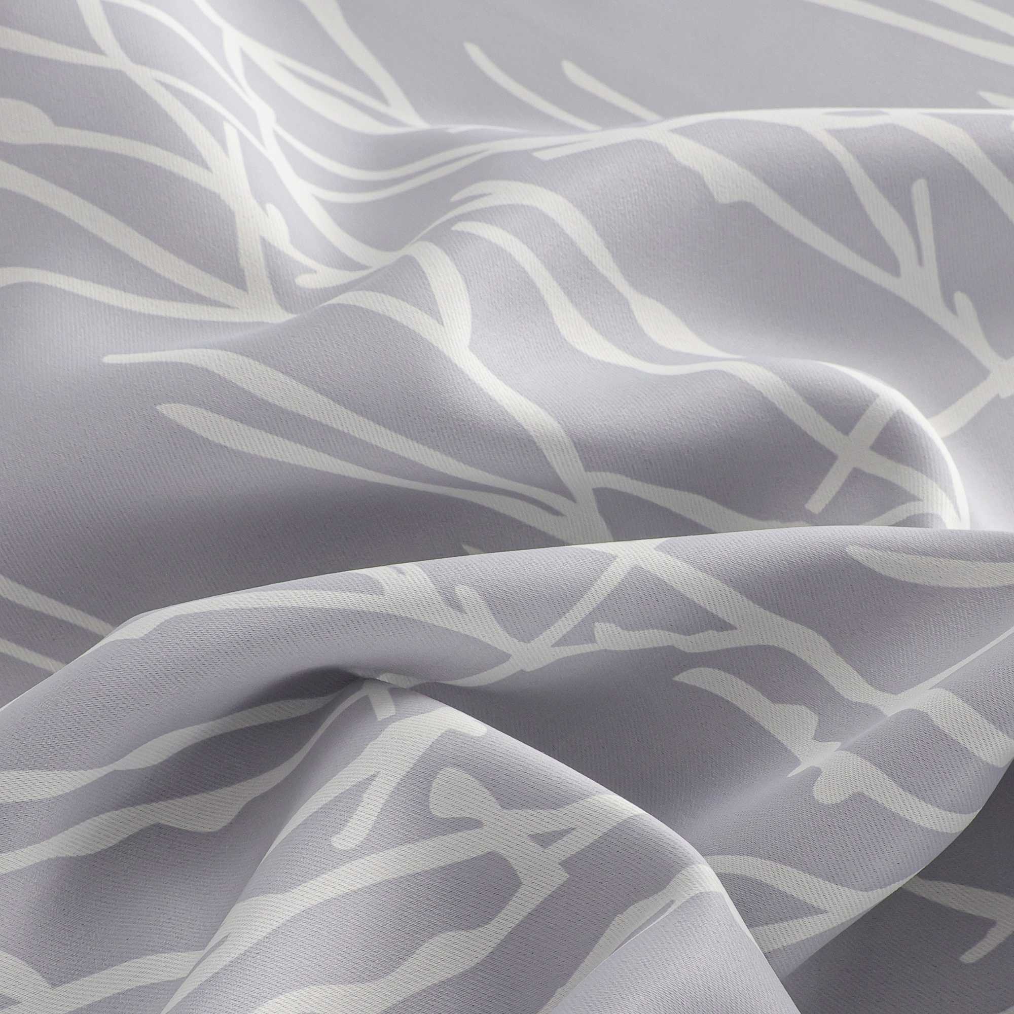 Verdunkelungsvorhang Blickdichte Gardinen für Schlafzimmer Wohnzimmer mit Ösen Schals Grau 1 Stück