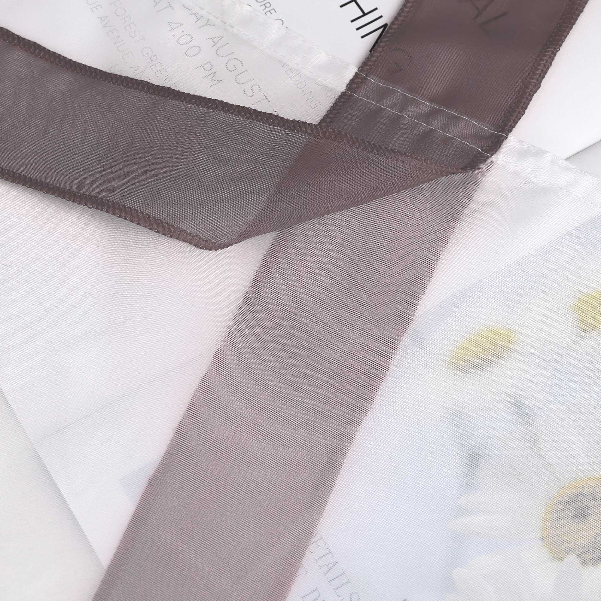 Rollos Schlaufengardine mit Schleifendesign transparent hochziehbar Fensterdeko 1 Stück